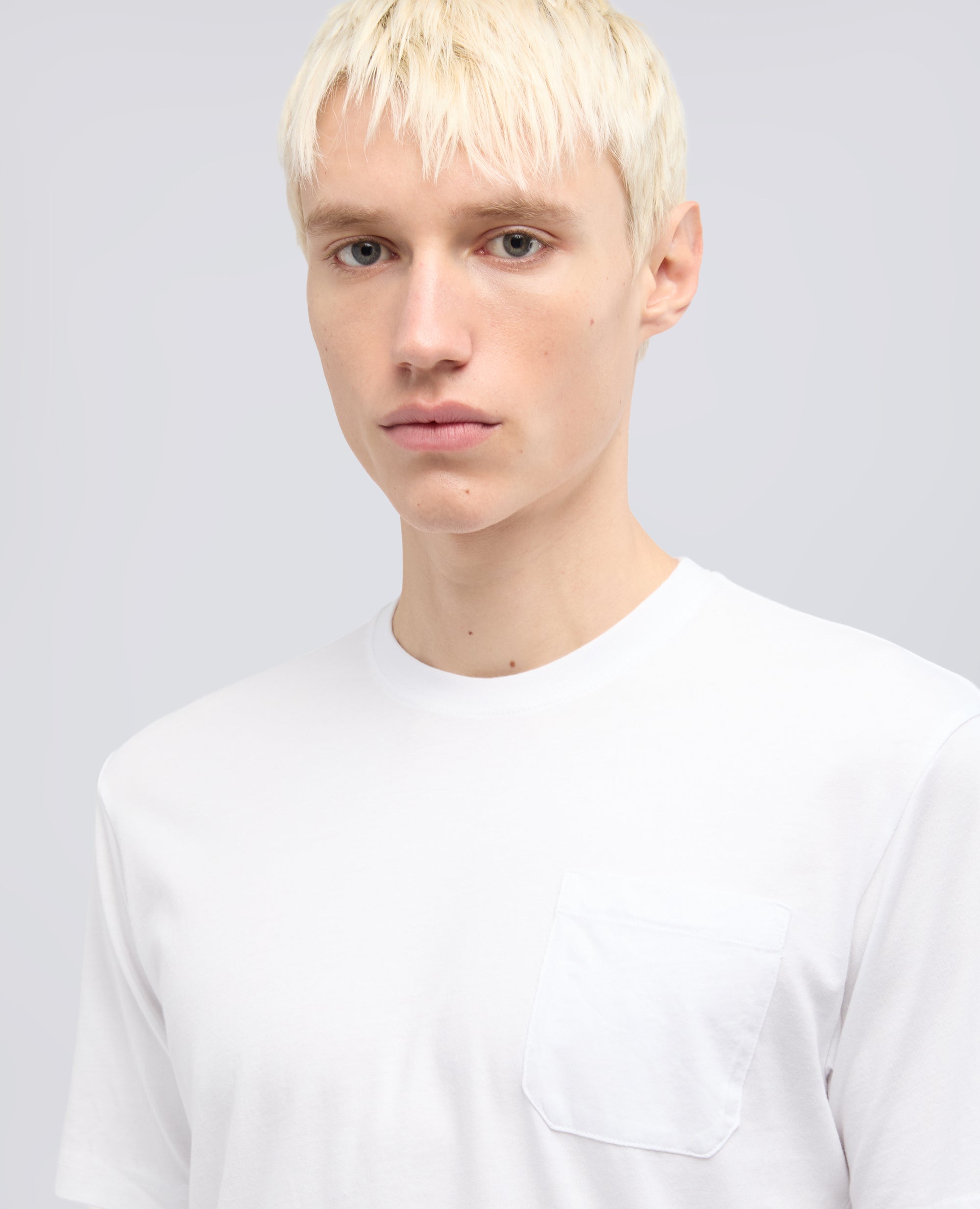 BAUMWOLLJERSEY-T-SHIRT - BIANCO - ASPESI