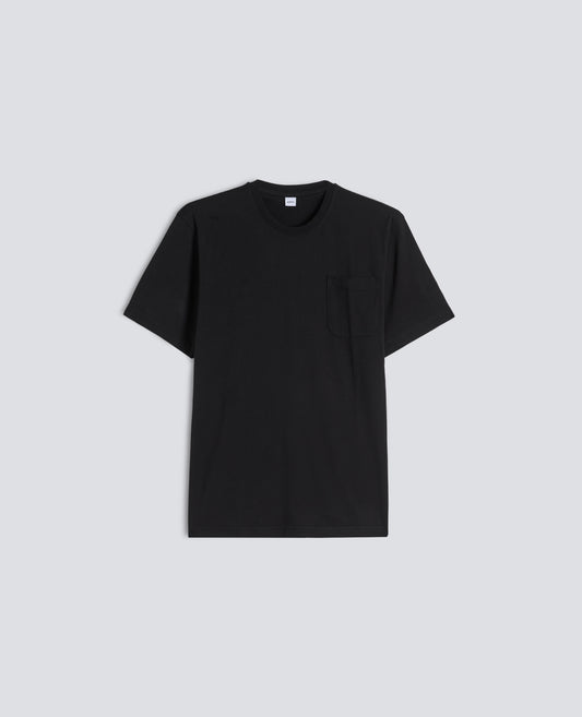 T-SHIRT IN JERSEY DI COTONE - NERO - ASPESI