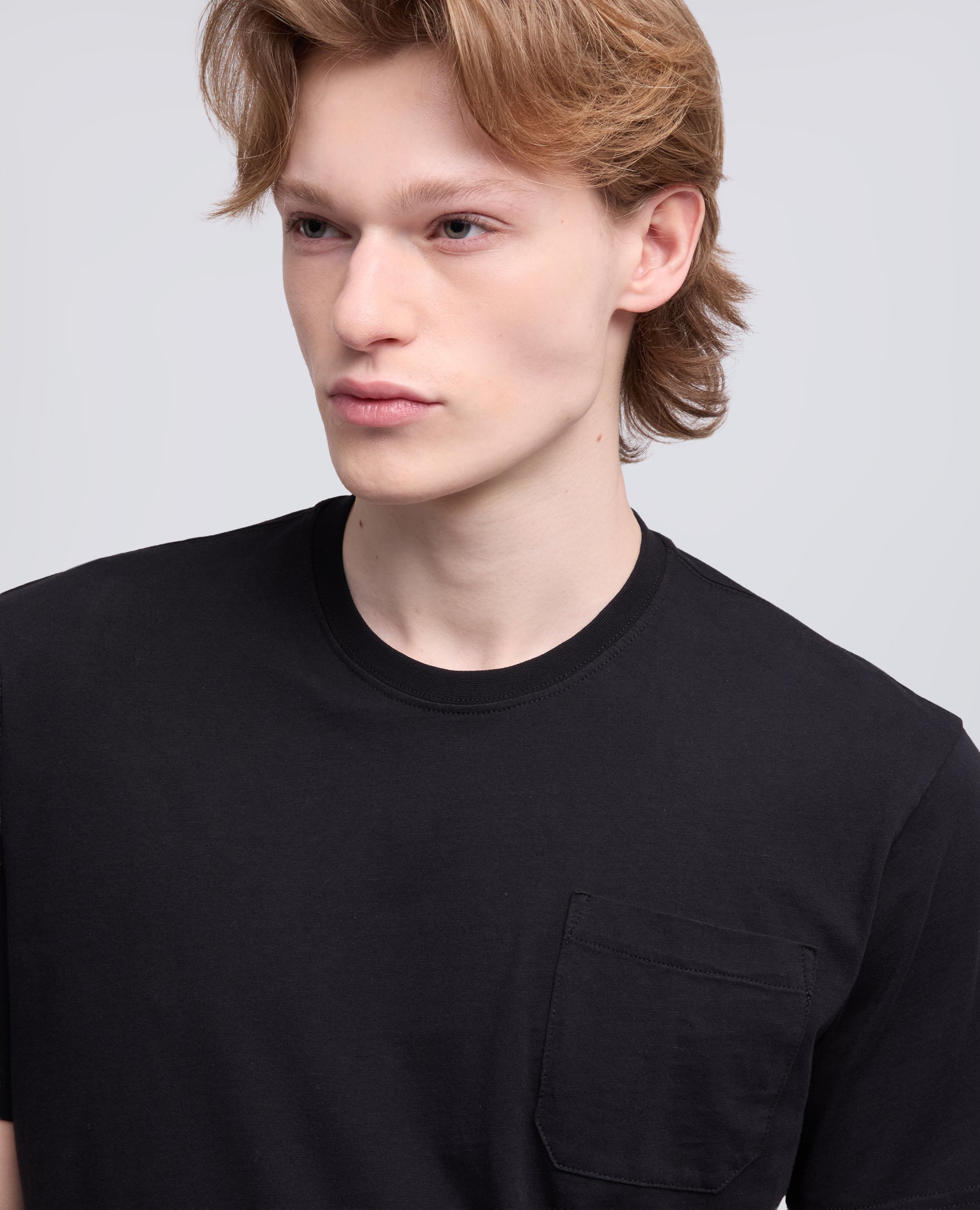 CAMISETA DE ALGODON JERSEY - NERO - ASPESI