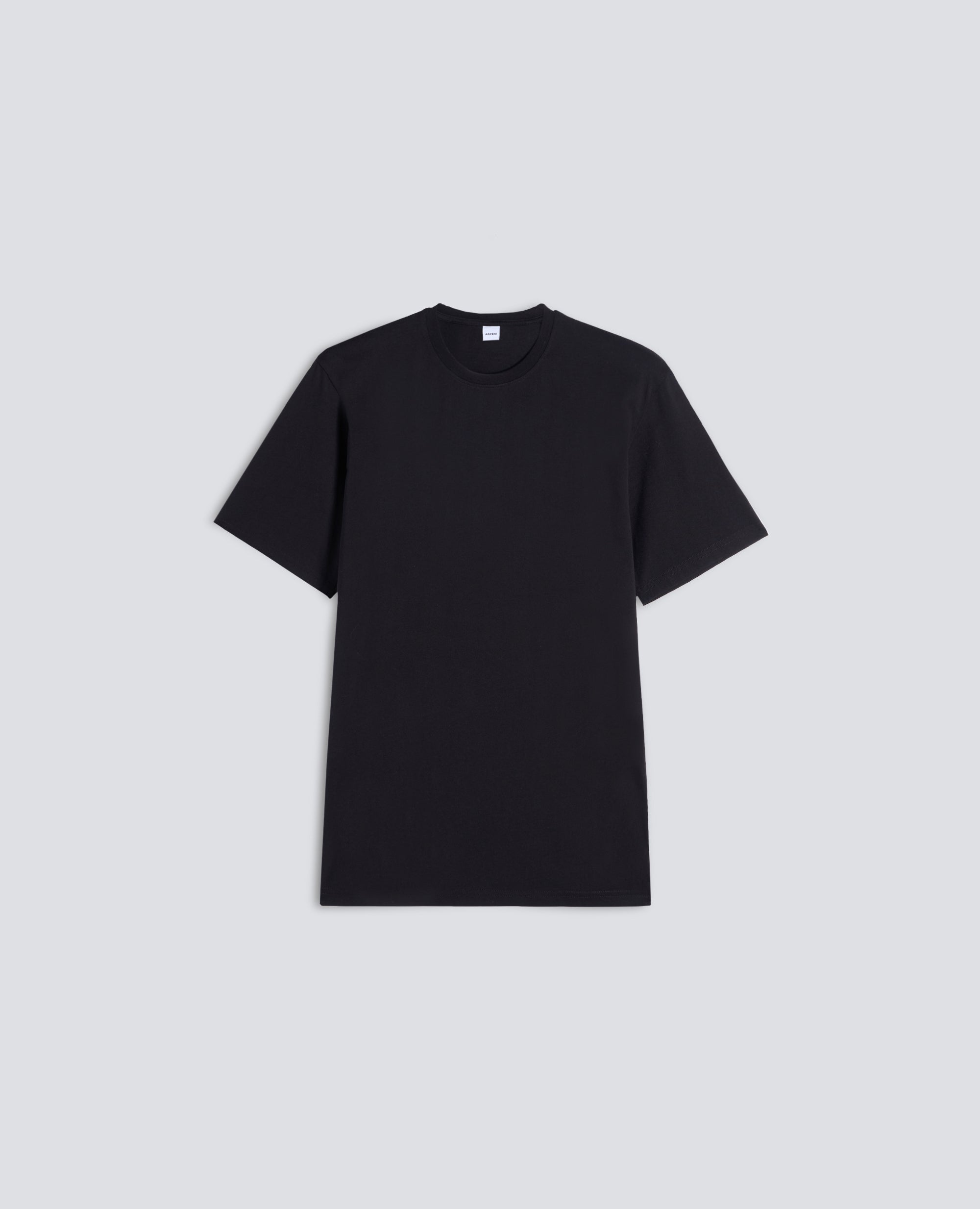 BAUMWOLLJERSEY-T-SHIRT - NERO - ASPESI