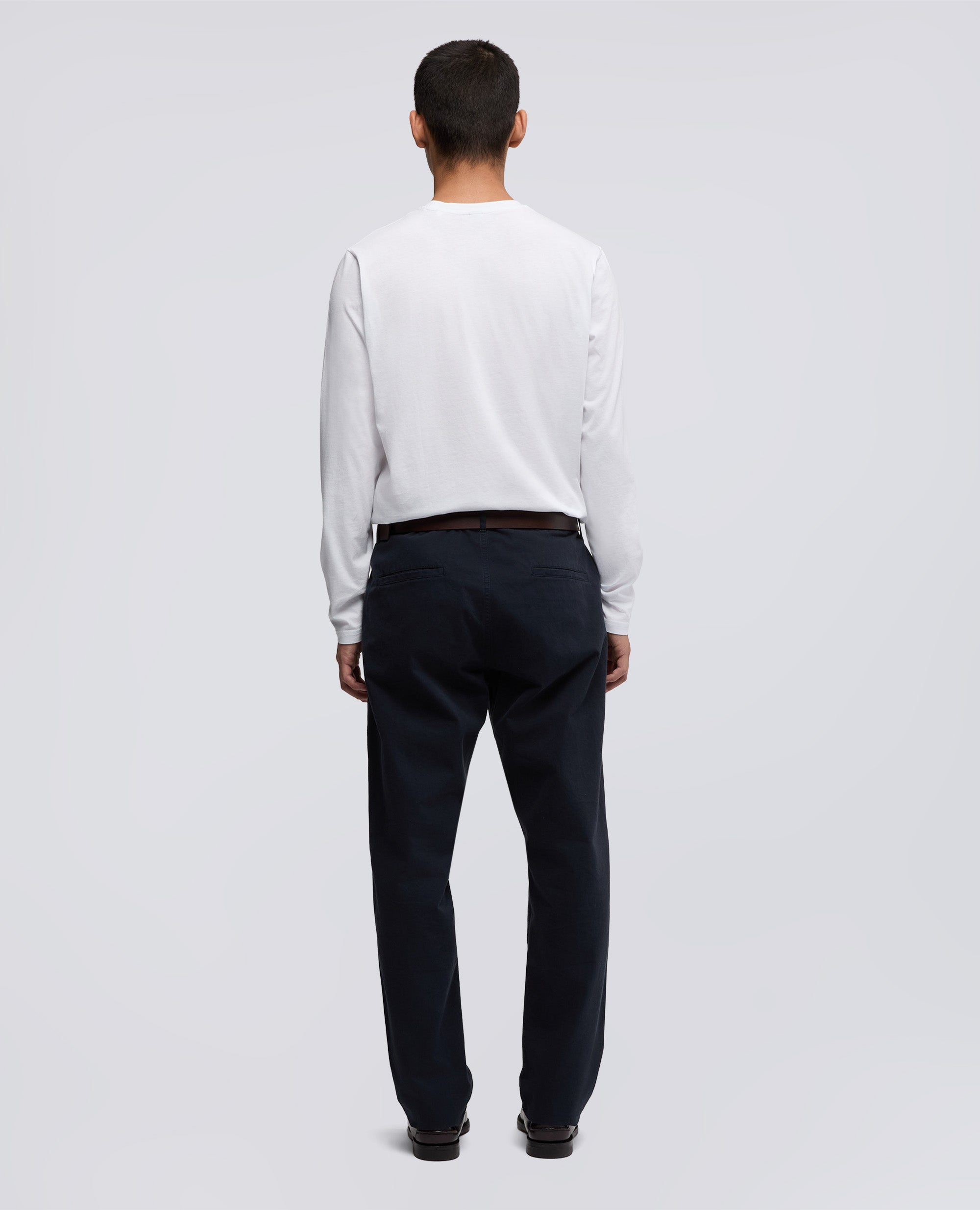 T-SHIRT SILENZIO AMANCHES LONGUES EN JERSEY DE COTON - BIANCO - ASPESI