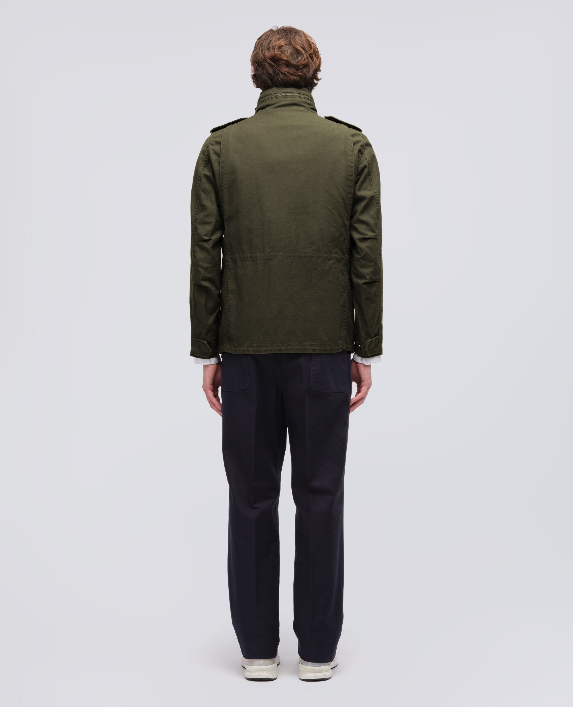MINI FIELD JACKET IN GABARDINA DI COTONE - VERDE - ASPESI