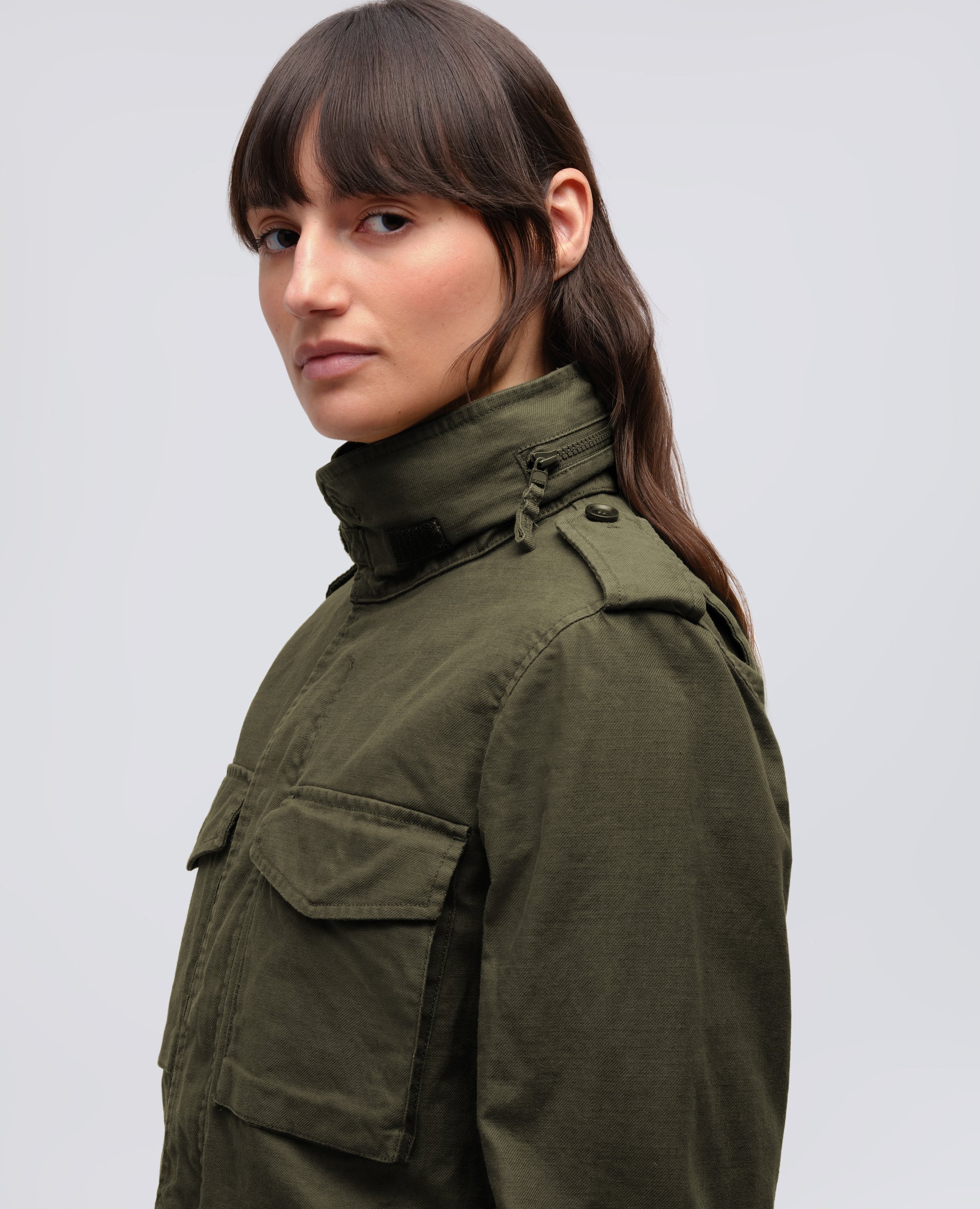 MINI FIELD JACKET WITH INNER VEST - VERDE - ASPESI