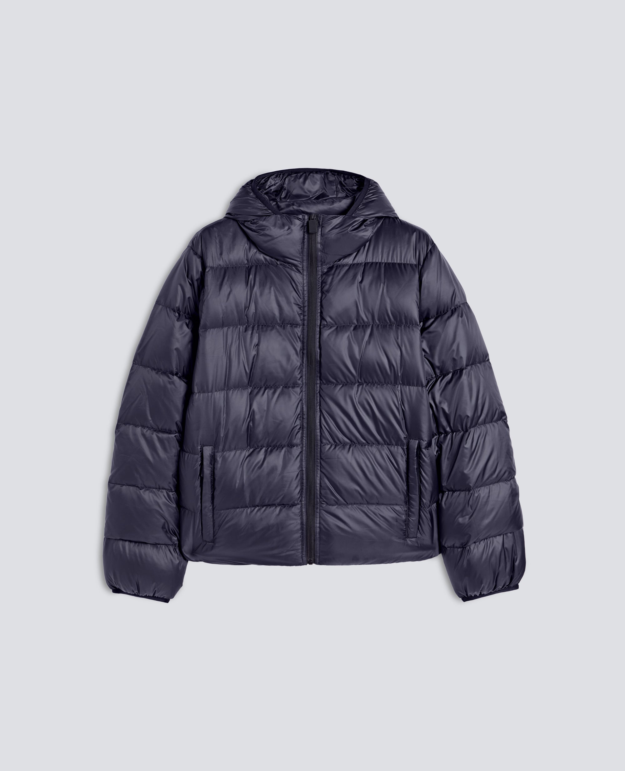 BUDD DOWN JACKET IN RIPSTOP - BLUE - ASPESI