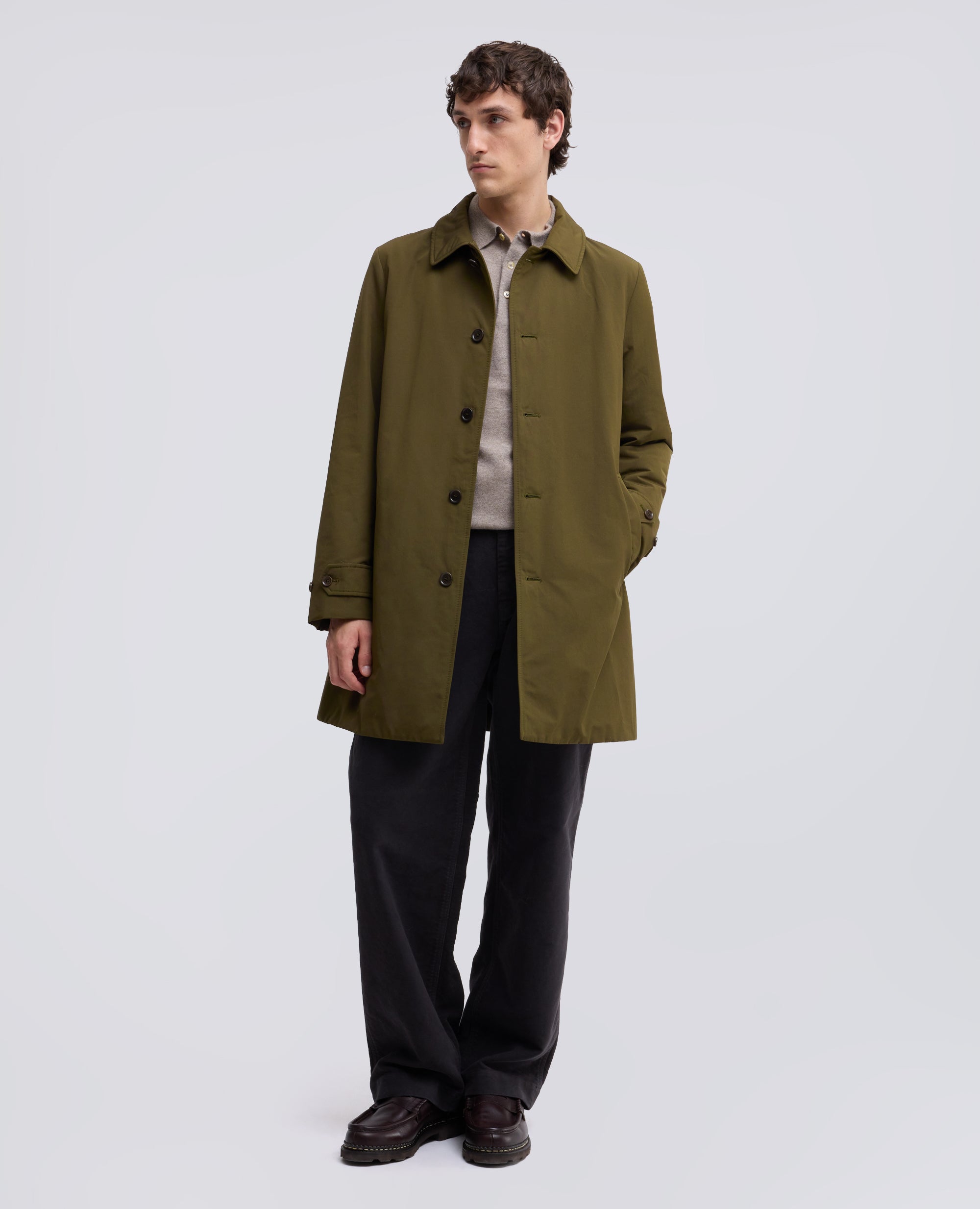 IMPERMEABILE VODKA LE IN COTONE NYLON - VERDE - ASPESI