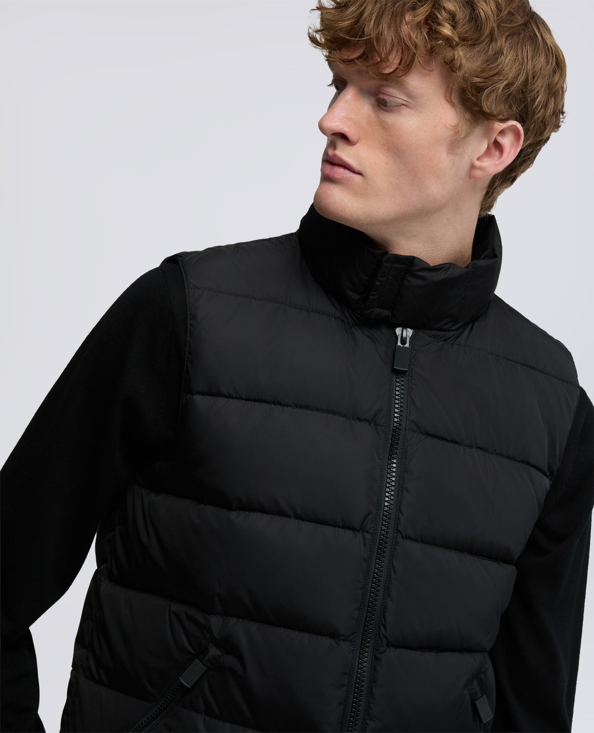 CHALECO SLIM RE FEATHER - NERO - ASPESI