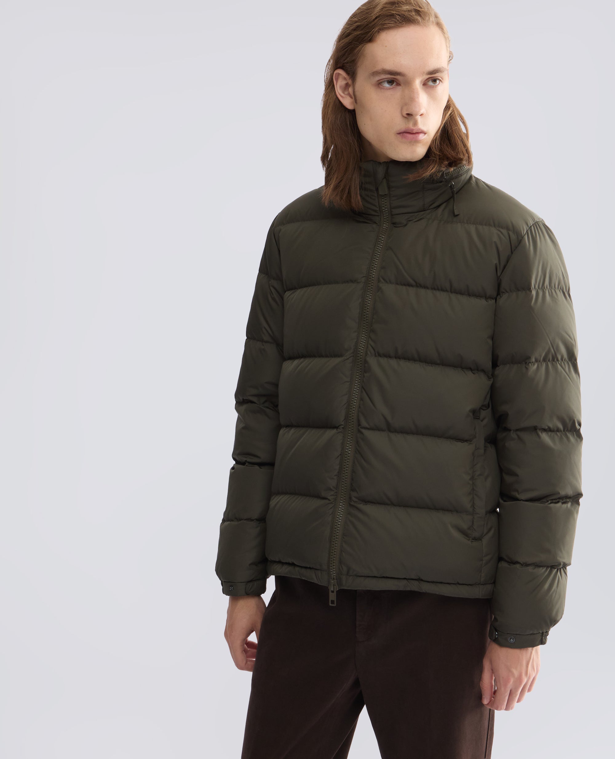 POCOELASTICO RE CHAQUETA DE PLUMAS EN NAILON - VERDE - ASPESI