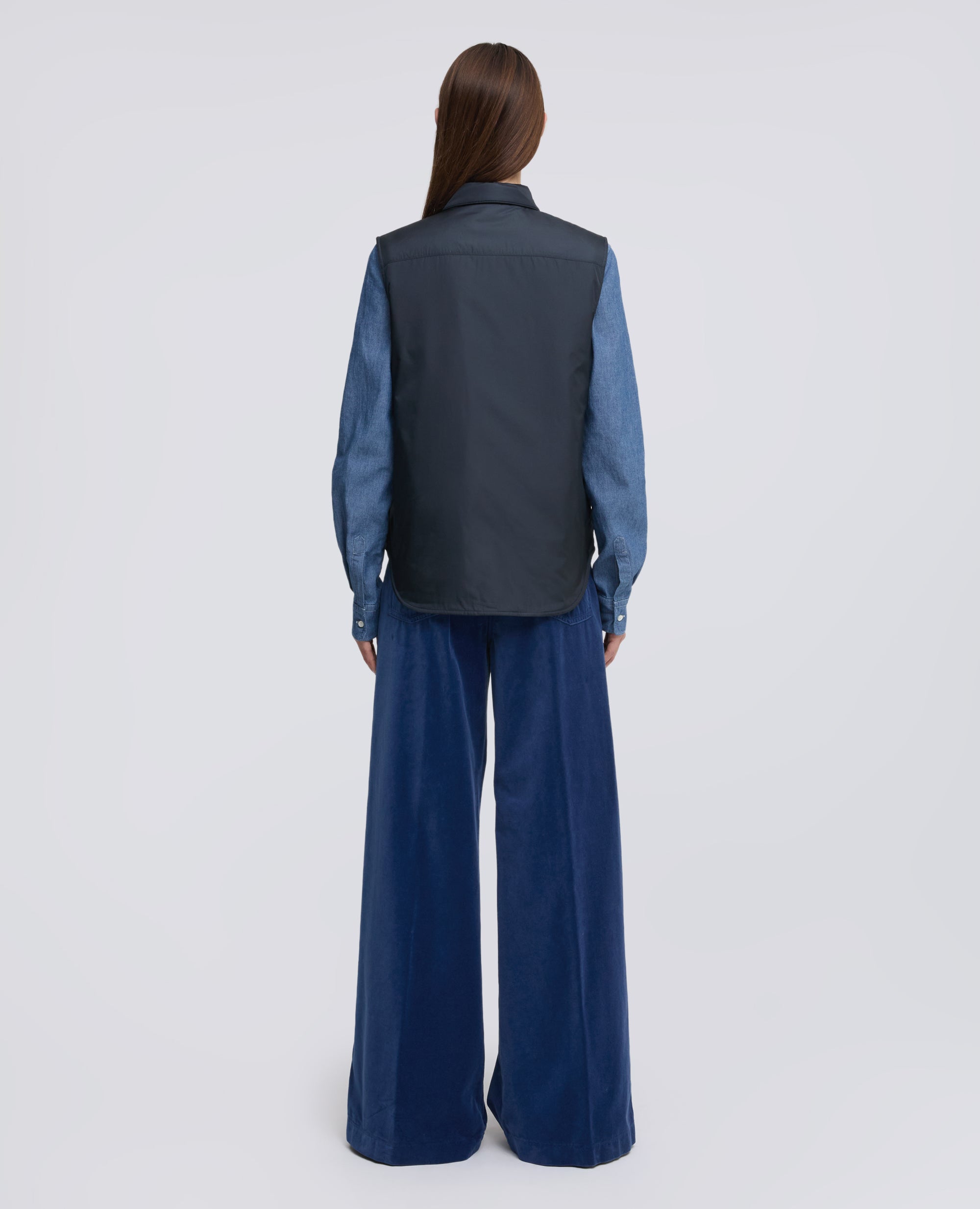 CHALECO DOT DE NYLON - BLU - ASPESI