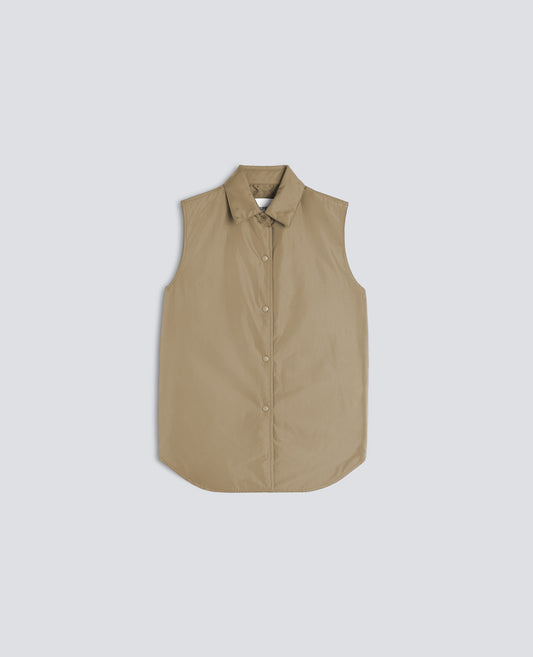 GILET DOT IN NYLON - BEIGE - ASPESI