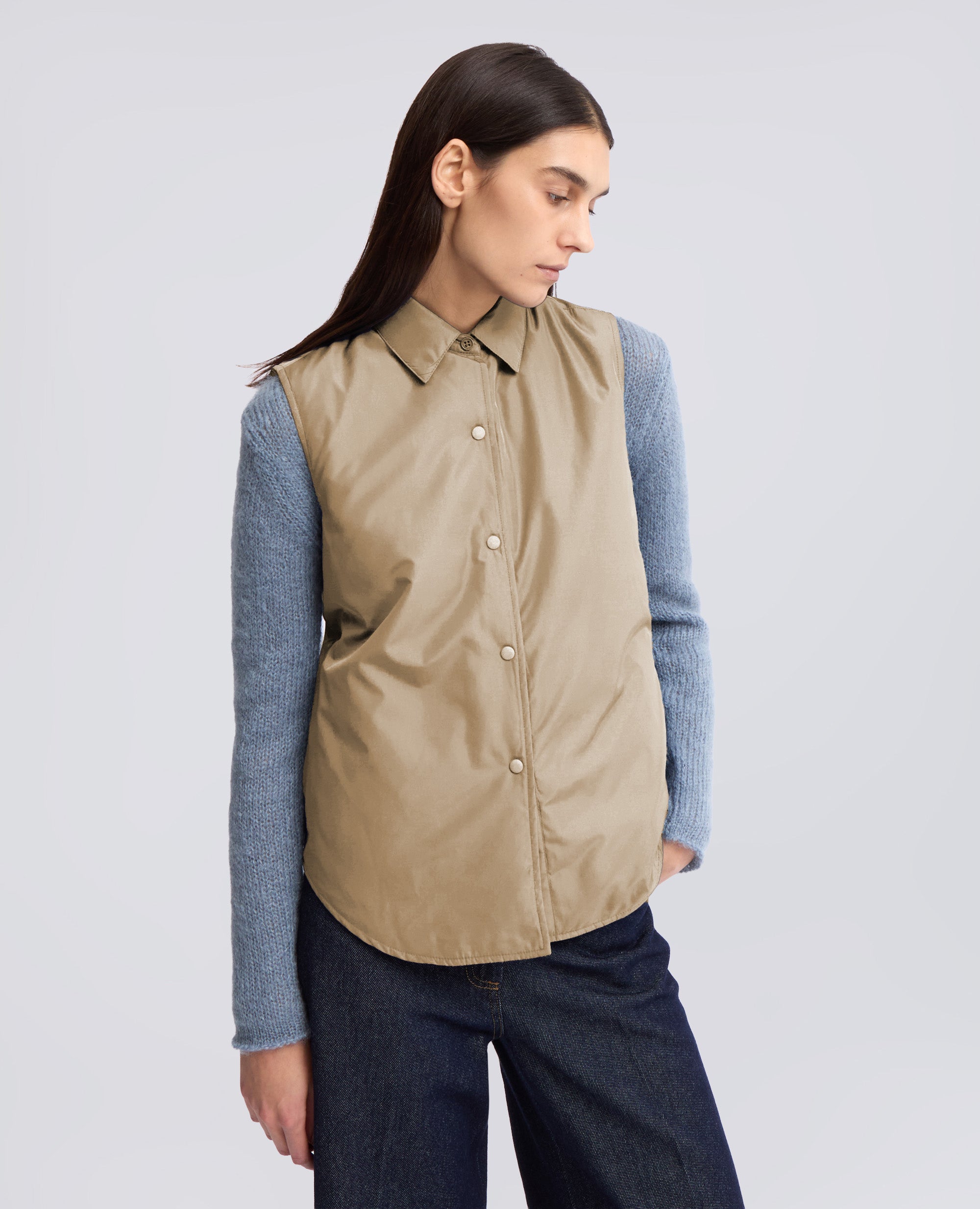 NYLON-WESTE DOT - BEIGE - ASPESI