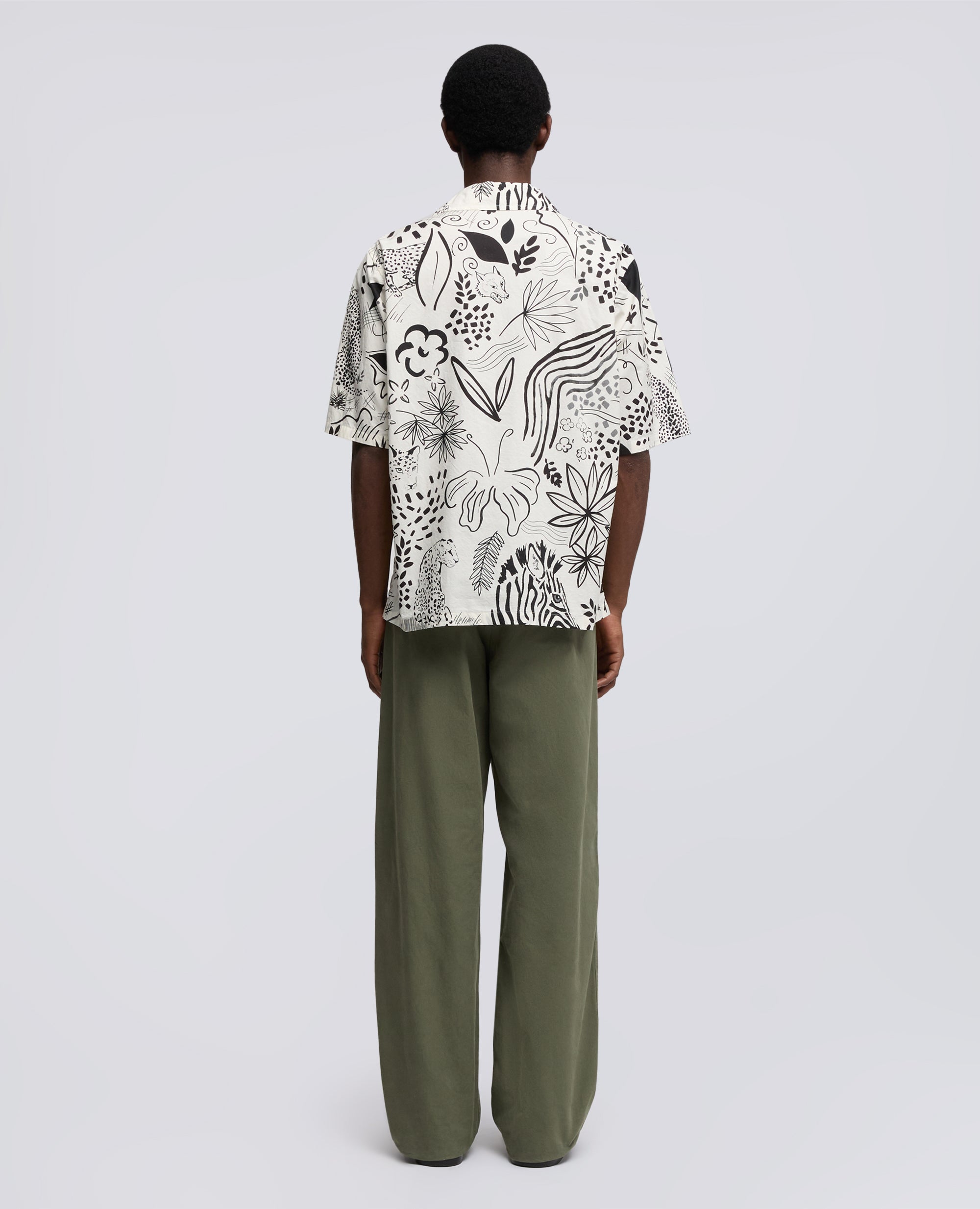 CHEMISE A MANCHES COURTES EN POPELINE DE COTON - NATURALE - ASPESI