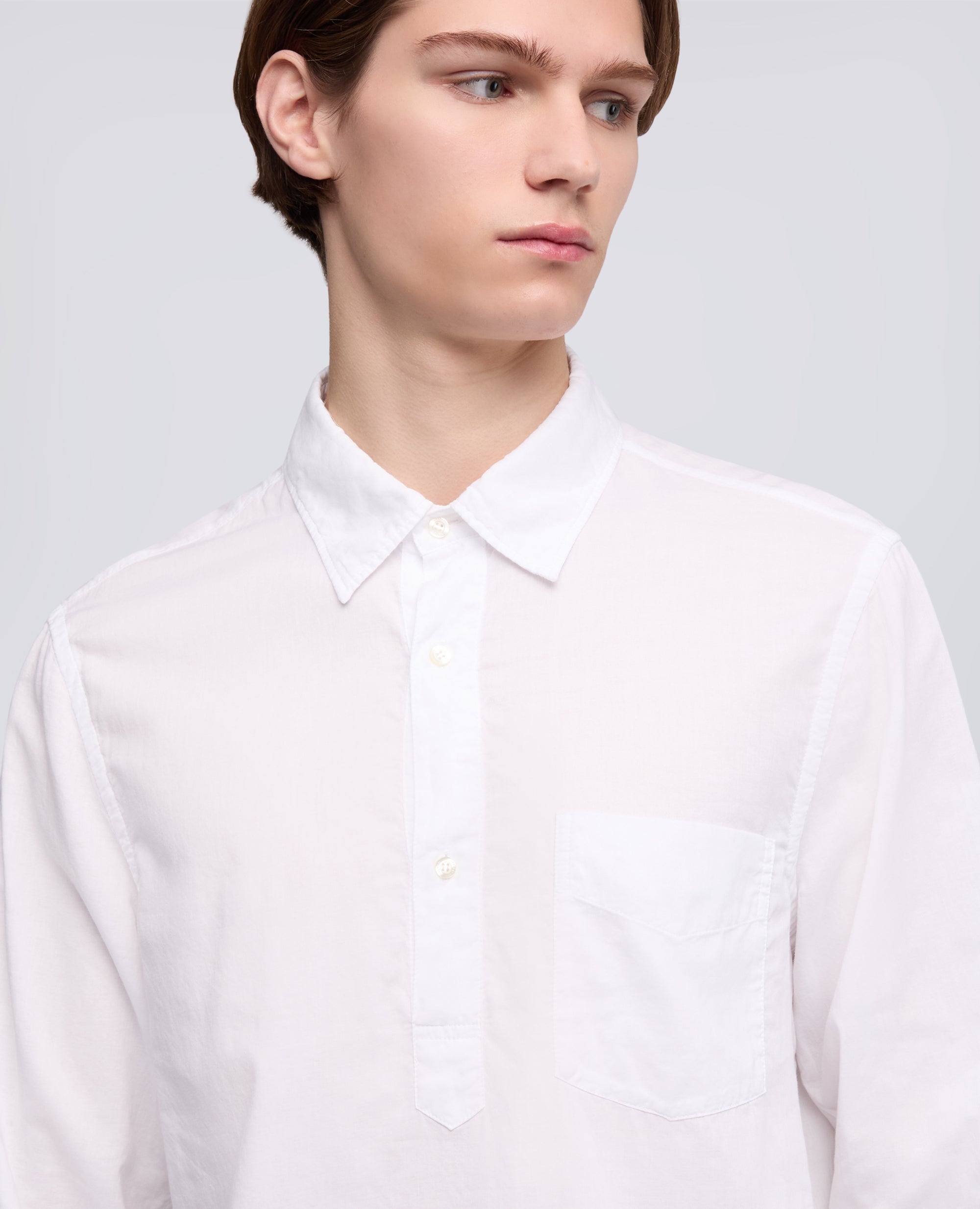 CAMISA DOBLE EN VOILE DE ALGODON - BIANCO - ASPESI
