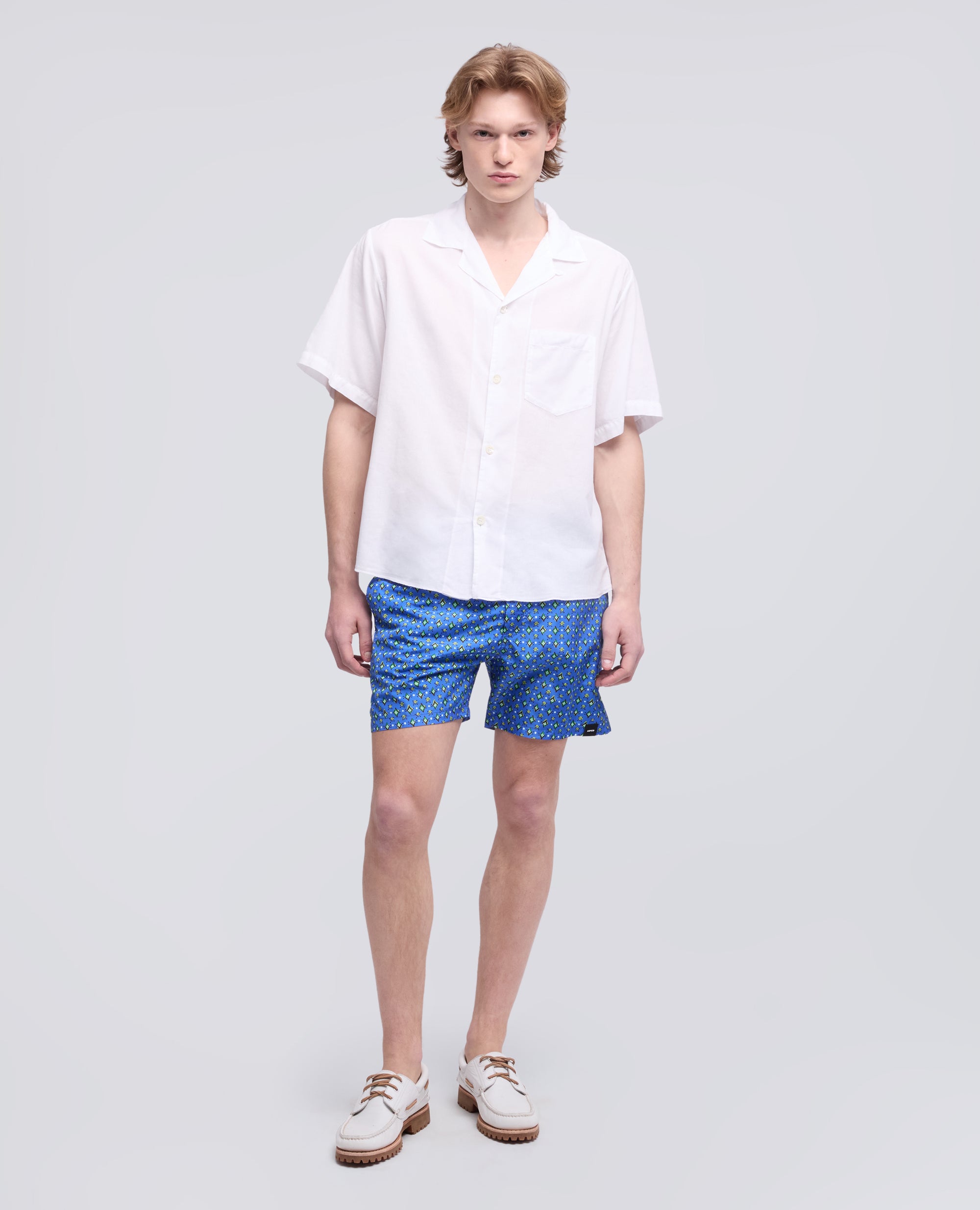 CAMISA DE BOLOS EN VOILE DE ALGODON - BIANCO - ASPESI