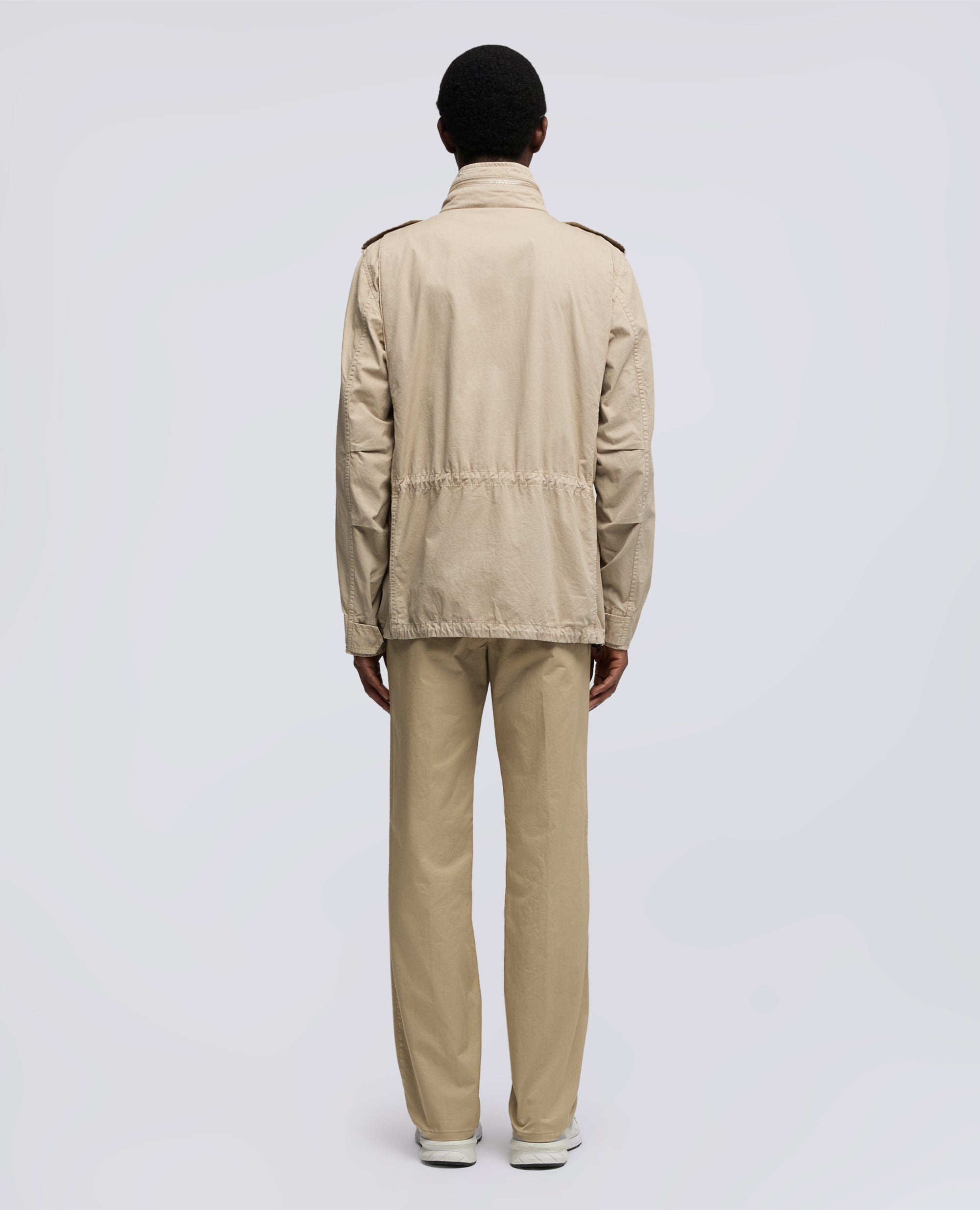 GIUBBOTTO MINI FIELD VENTO IN GABARDINA DI COTONE - BEIGE - ASPESI