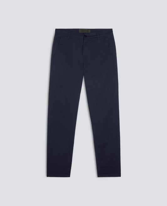 PANTALONES CHINO EN GABARDINA DE ALGODON Y LINO - BLU - ASPESI