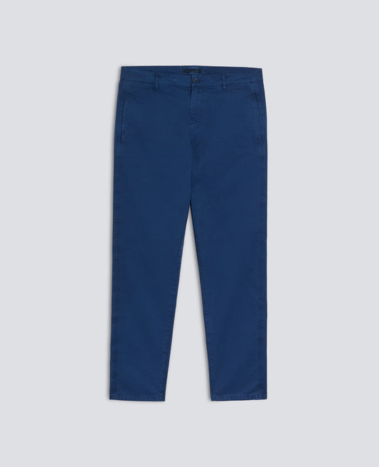 PANTALONE CHINO IN GABARDINA DI COTONE - BLU - ASPESI