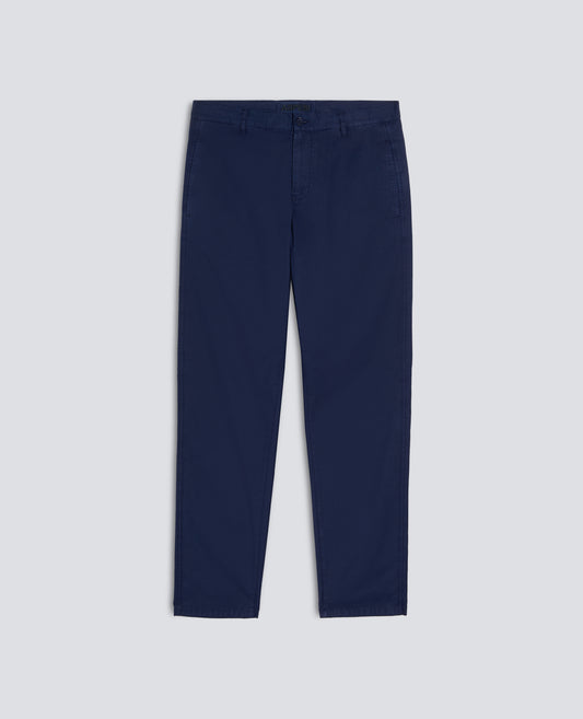 FUNCTIONAL POPLIN CHINO TROUSERS - BLU - ASPESI