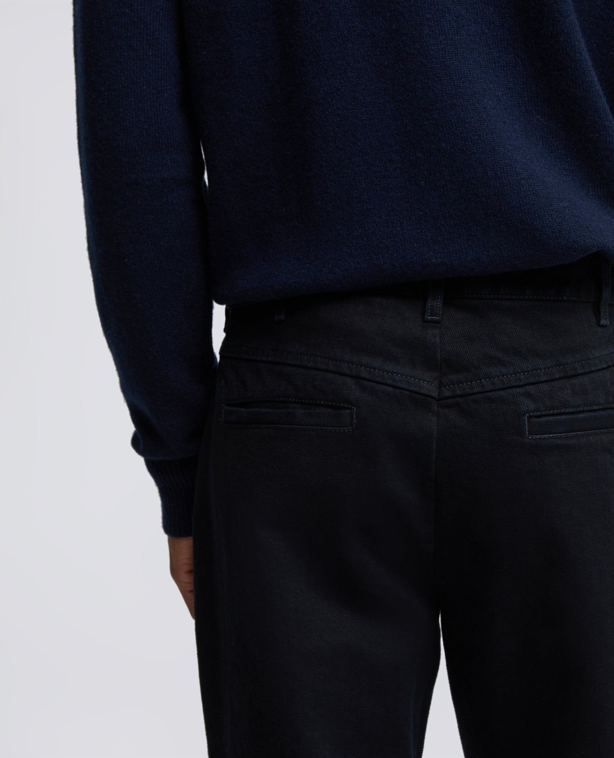 PANTALONES DE ALGODON Y VAQUEROS DE POLIESTER RECICLADO - BLU - ASPESI