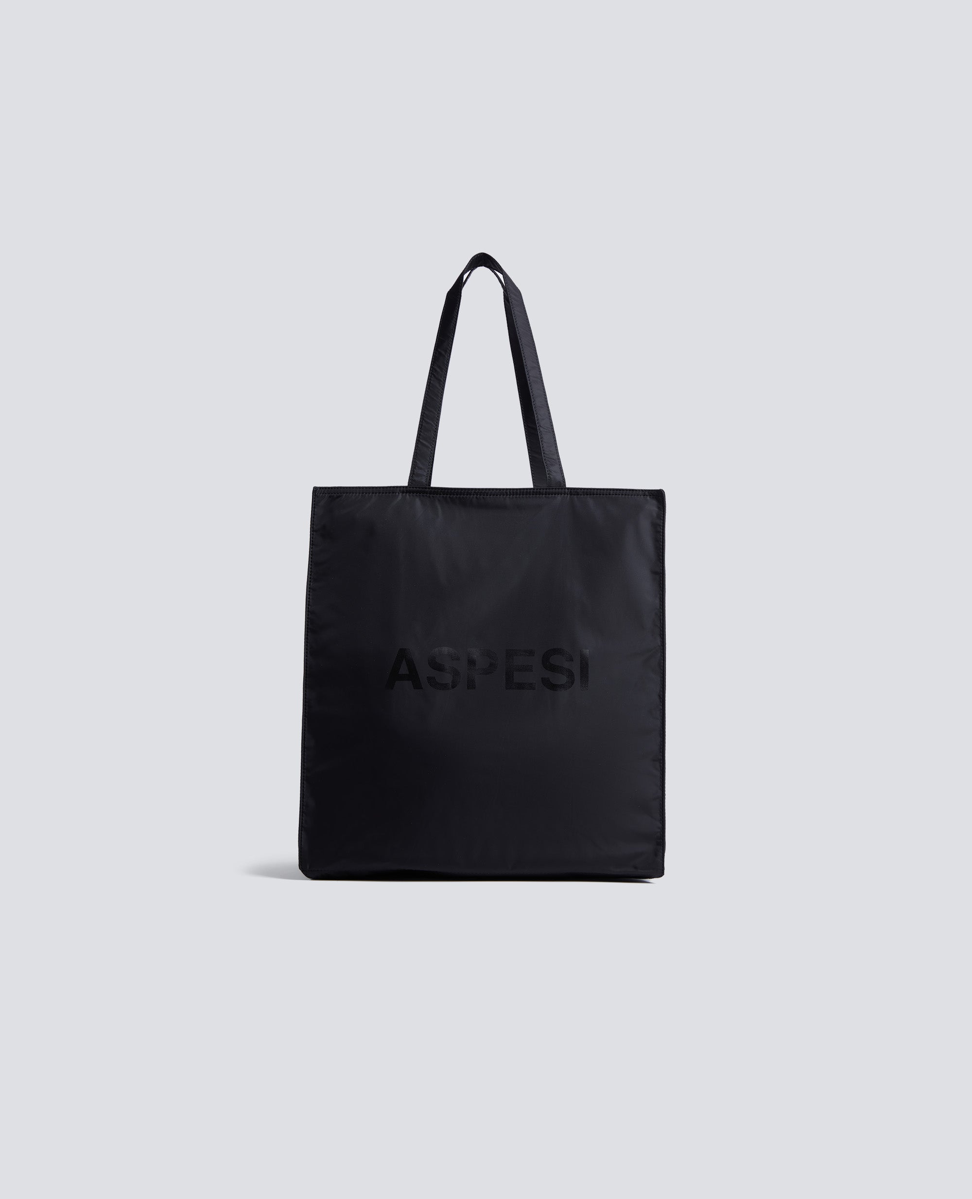 BORSA SHOPPING IN NYLON - NERO - ASPESI