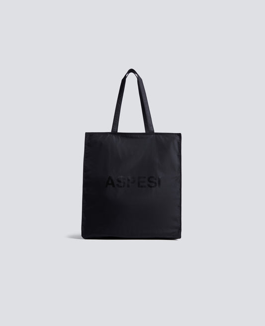 BORSA SHOPPING IN NYLON - NERO - ASPESI