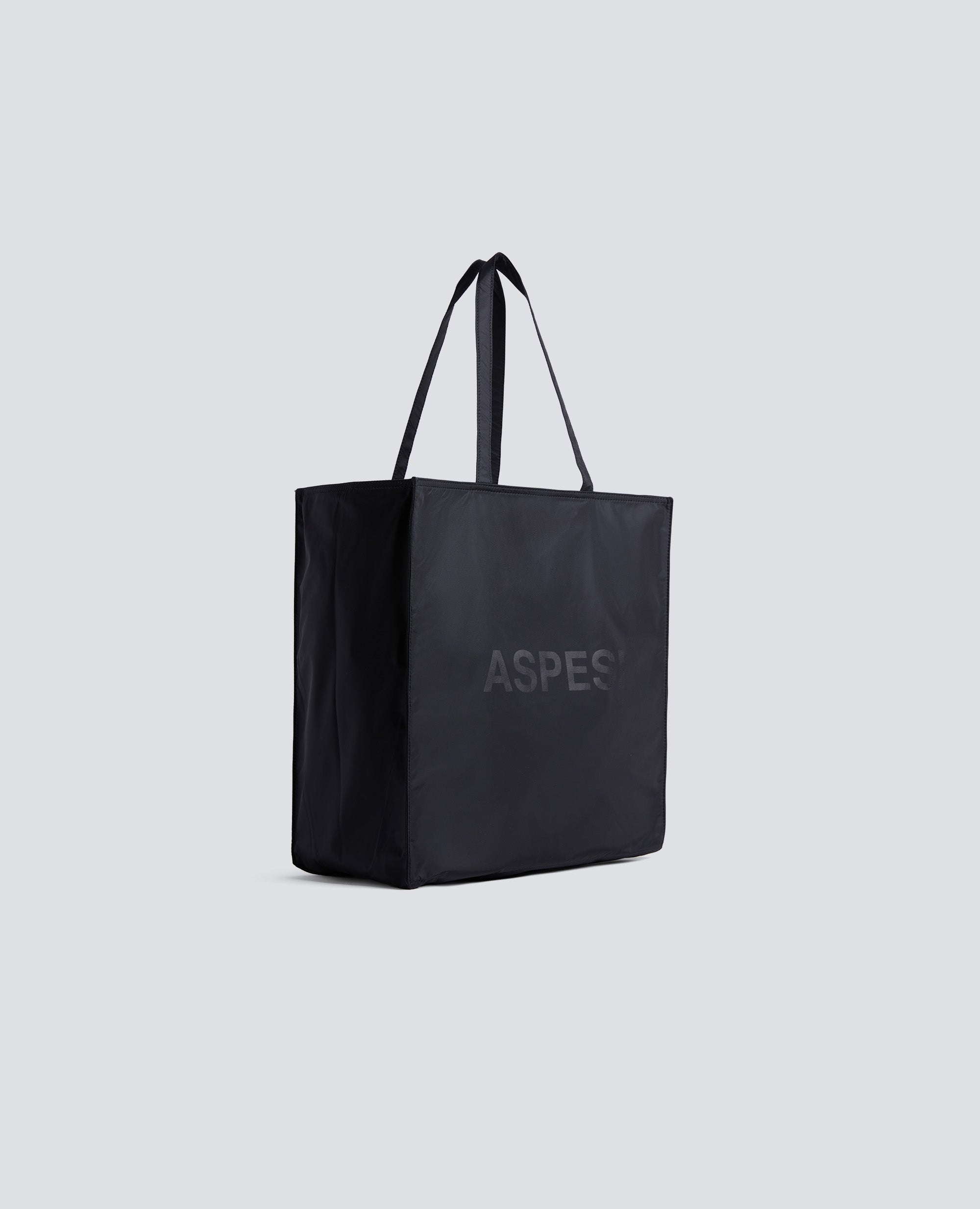 BORSA SHOPPING IN NYLON - NERO - ASPESI