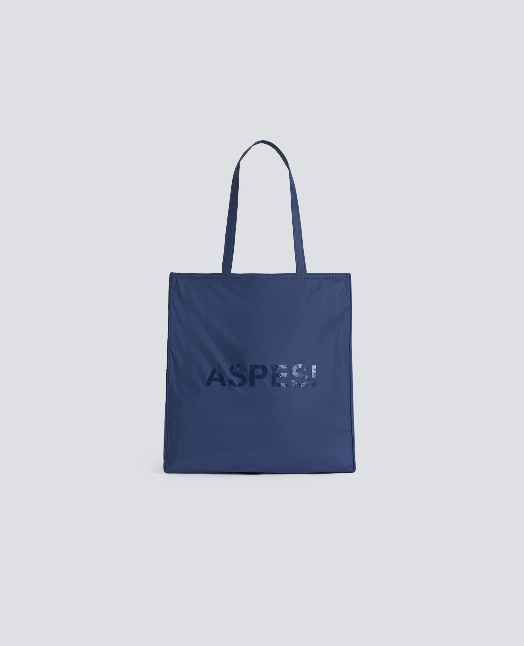 BORSA SHOPPING IN NYLON - BLU - ASPESI