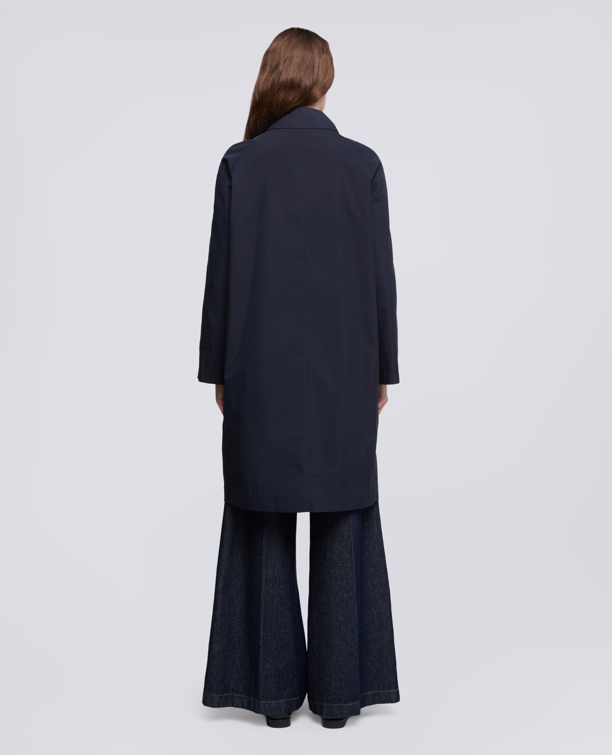 POLYAMID-BAUMWOLL-TWILL-SOPRABITO, REVERSIBEL IN RECYCELTEM NYLON - BLU - ASPESI