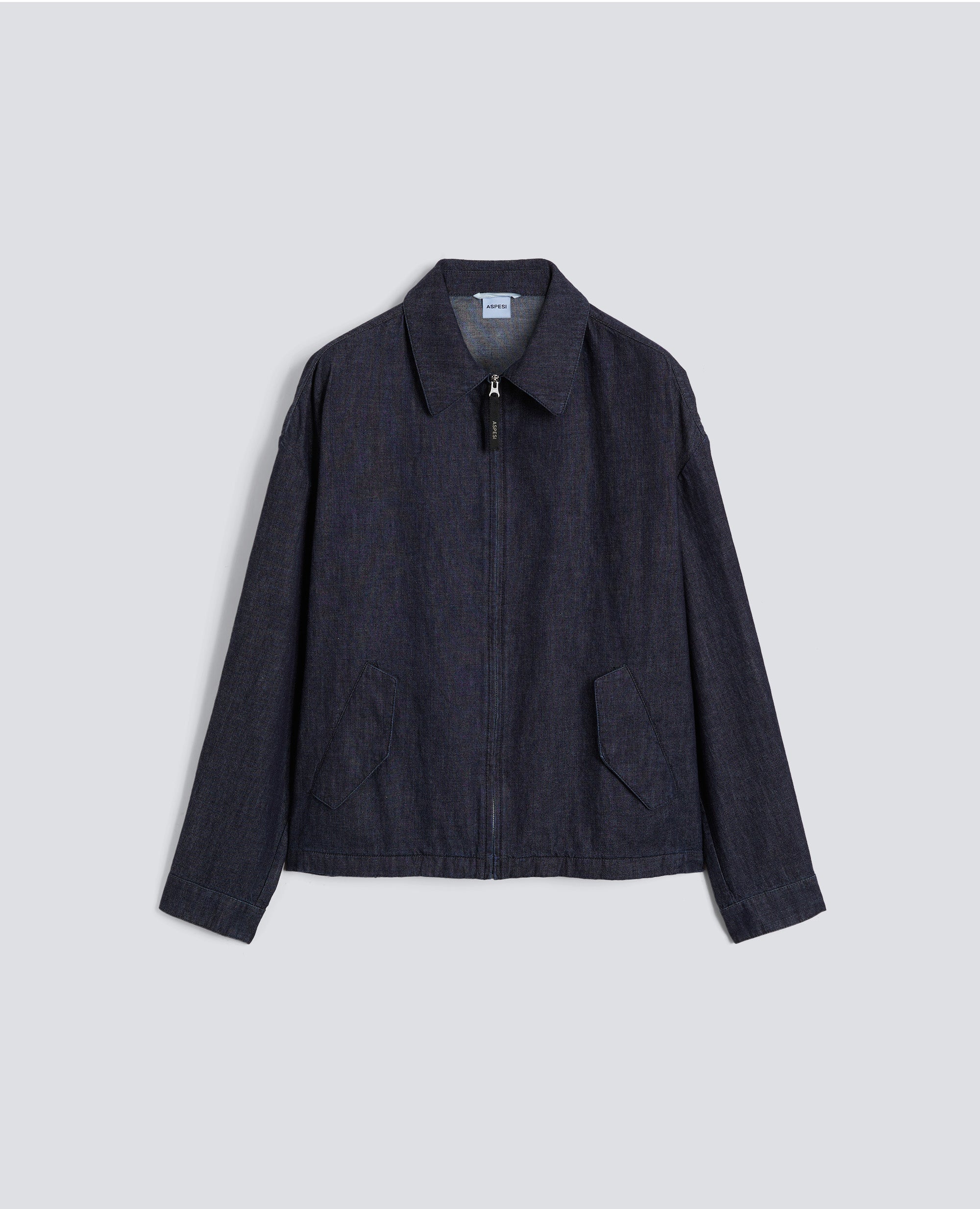 LIGHTWEIGHT DENIM JACKET - BLU - ASPESI