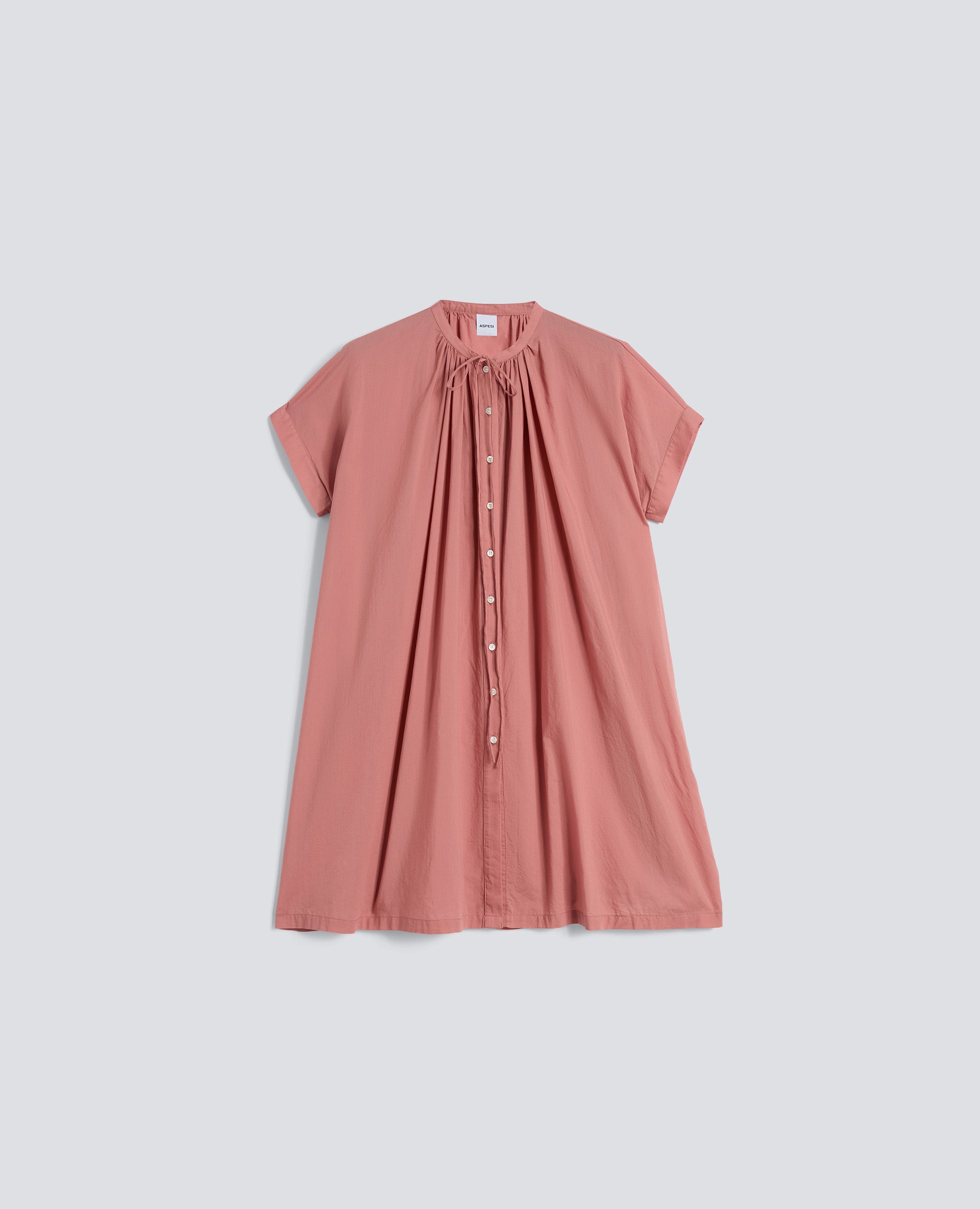 ROBE EN MOUSSELINE DE COTON - ROSE - ASPESI