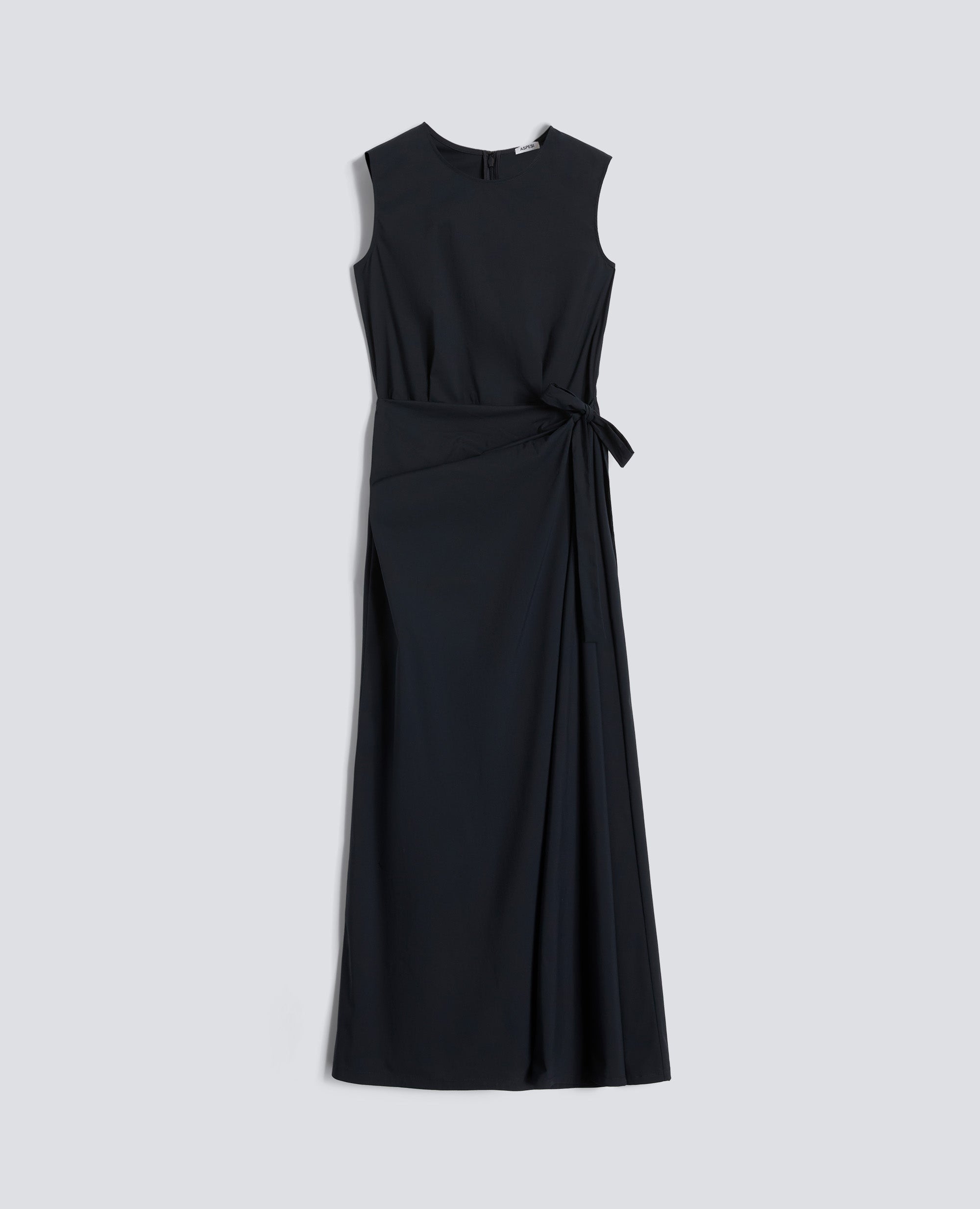 ROBE EN POPELINE EN COTON NYLON EXTENSIBLE - BLU - ASPESI