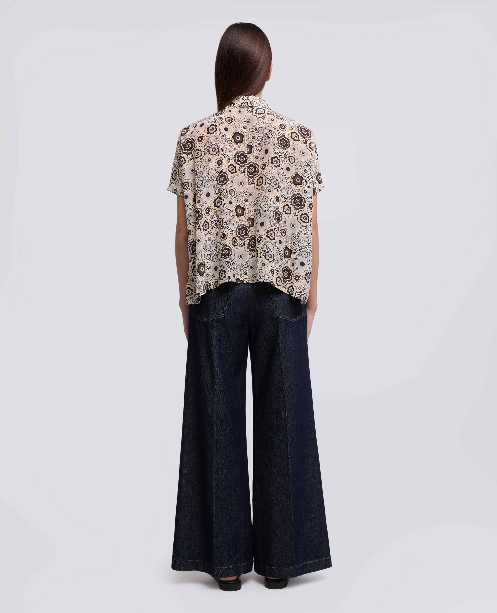 CAMICIA IN CREPE DE CHINE SETA - MULTICOLOR - ASPESI