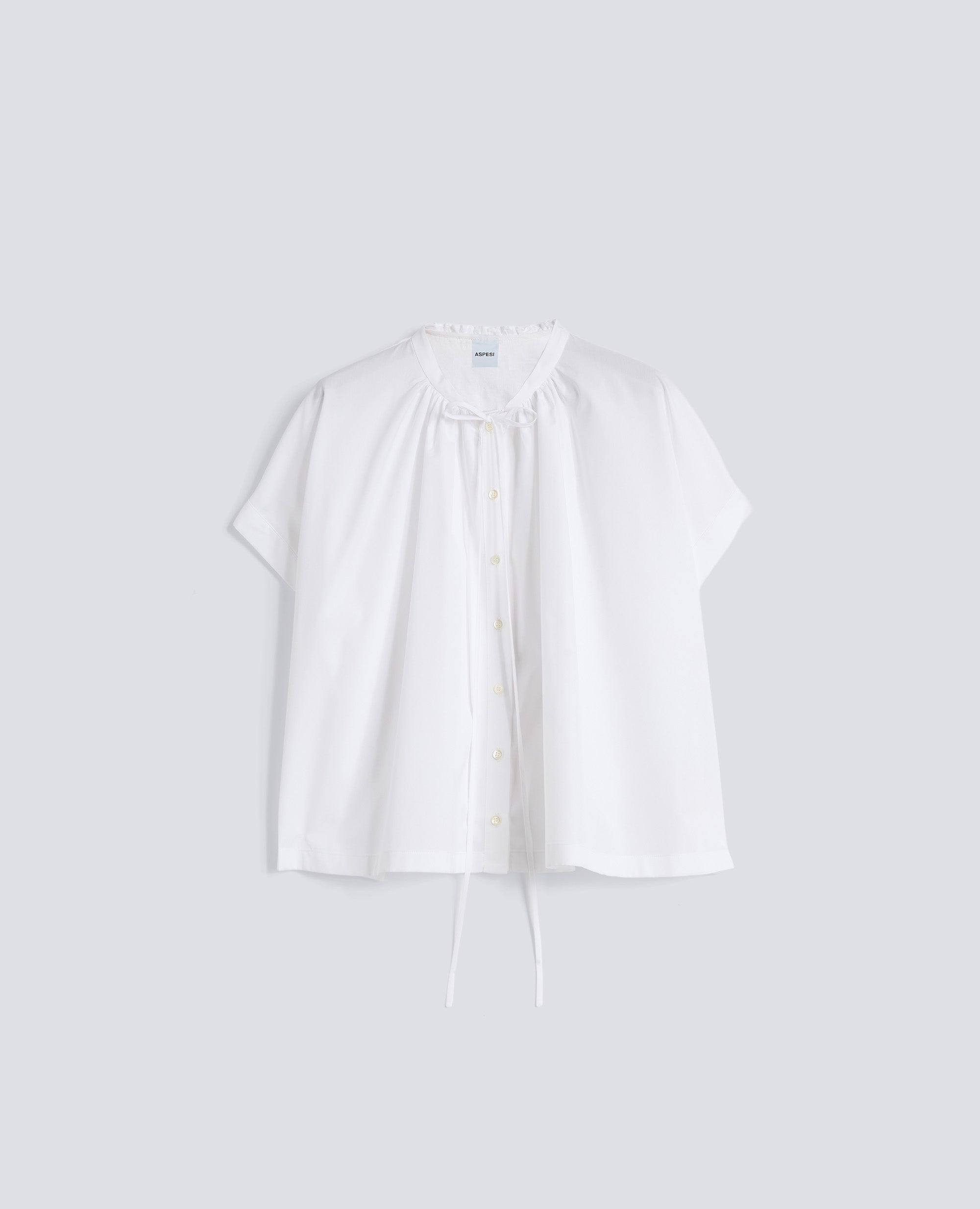 COTTON POPLIN SHIRT - WHITE - ASPESI