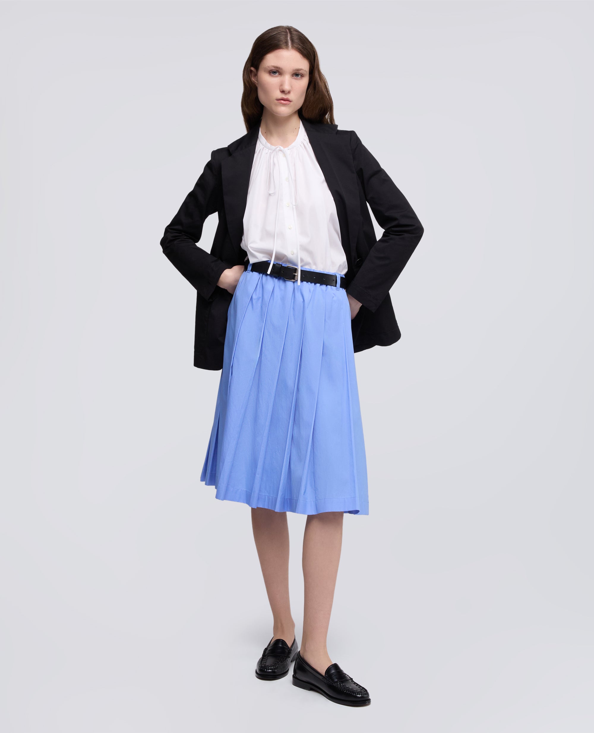 COTTON POPLIN SHIRT - WHITE - ASPESI