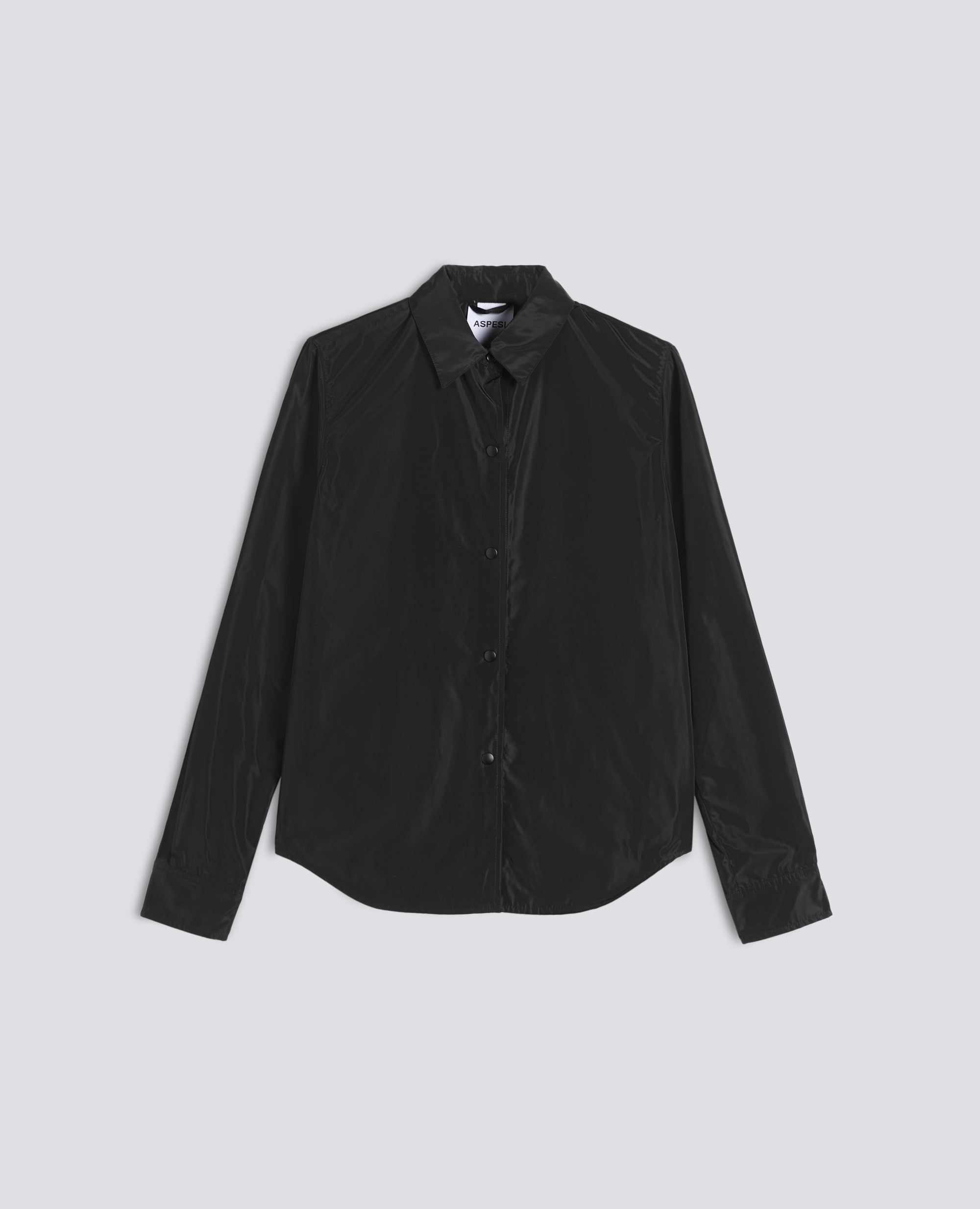 VESTE CHEMISE NON DOUBLEE EN POLYESTER TECHNIQUE - NERO - ASPESI