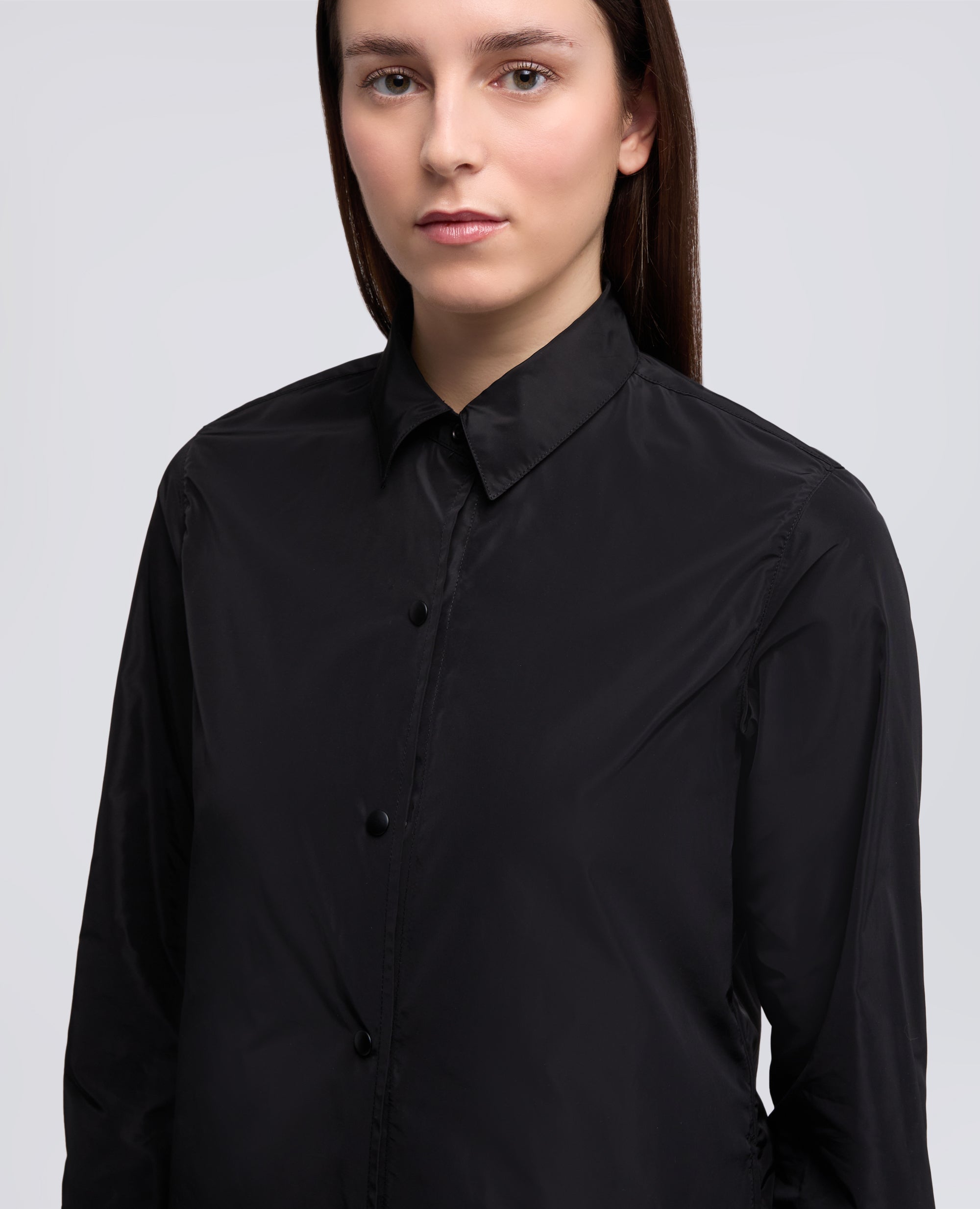 VESTE CHEMISE NON DOUBLEE EN POLYESTER TECHNIQUE - NERO - ASPESI