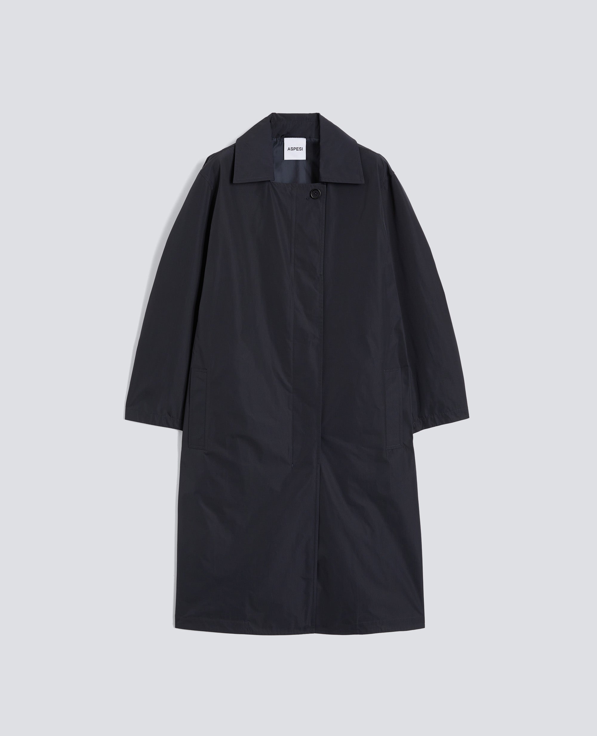 IMPERMEABLE DE TAFETAN DE POLIESTER - BLU - ASPESI