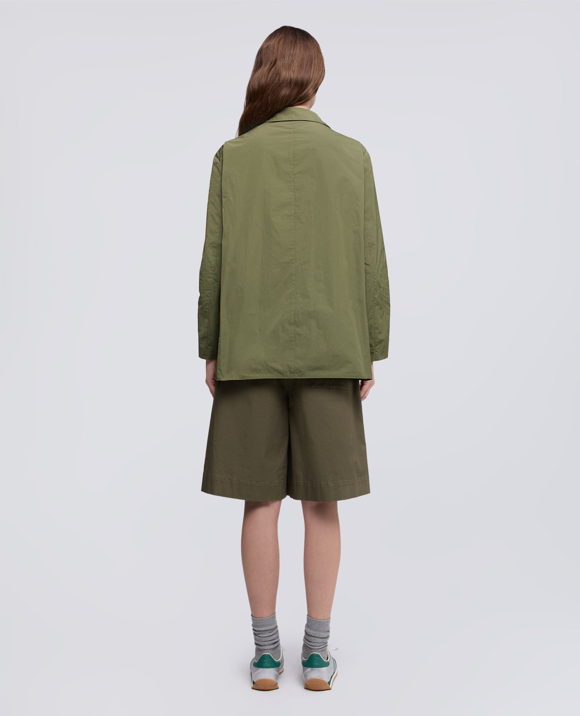 CHAQUETA DE TAFETAN - VERDE - ASPESI