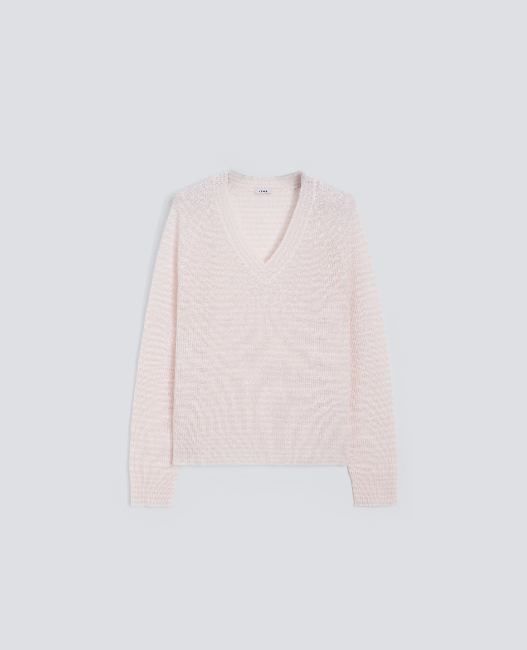 -V--HALS-PULLOVER AUS PUREM KASCHMIR - MULTICOLOR - ASPESI