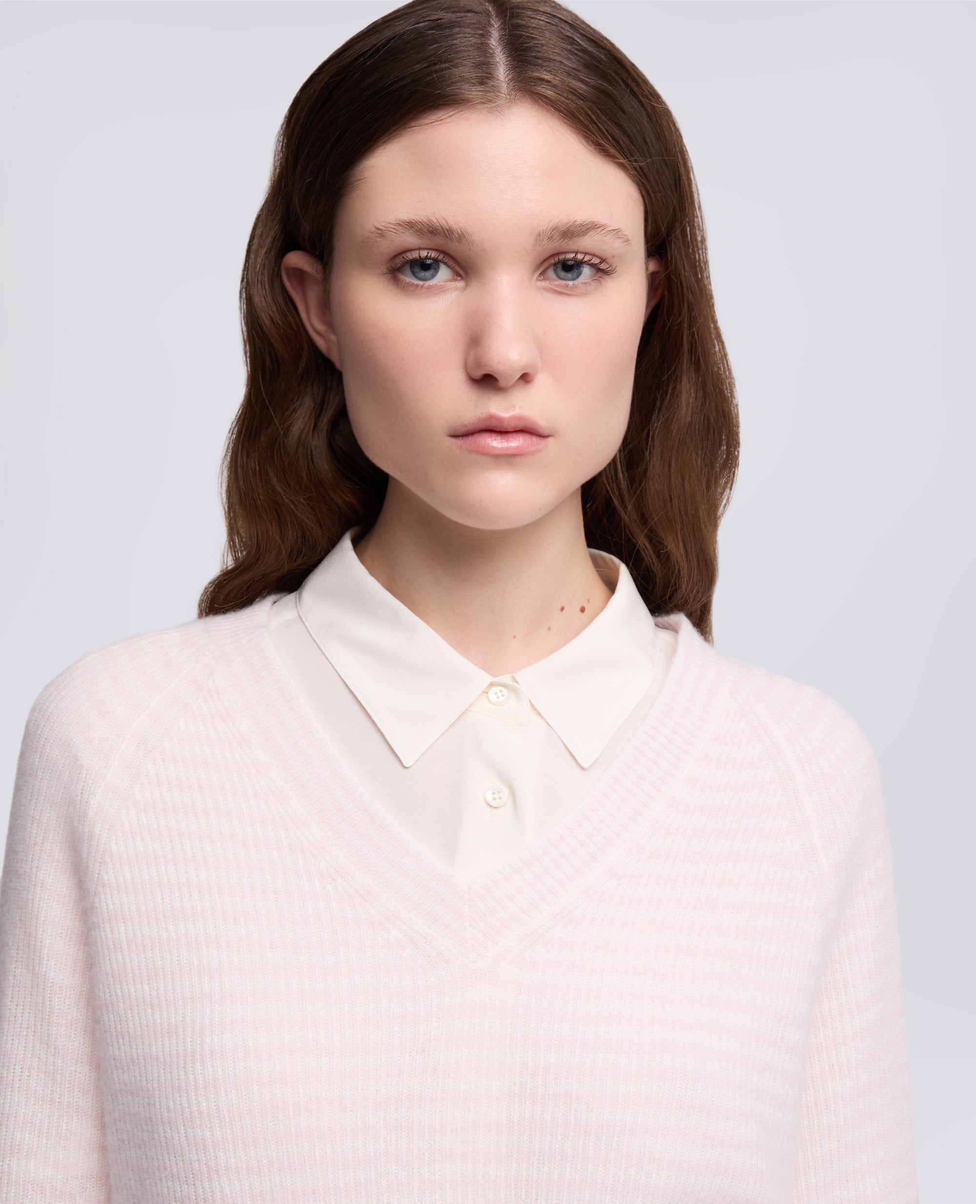 -V--HALS-PULLOVER AUS PUREM KASCHMIR - MULTICOLOR - ASPESI