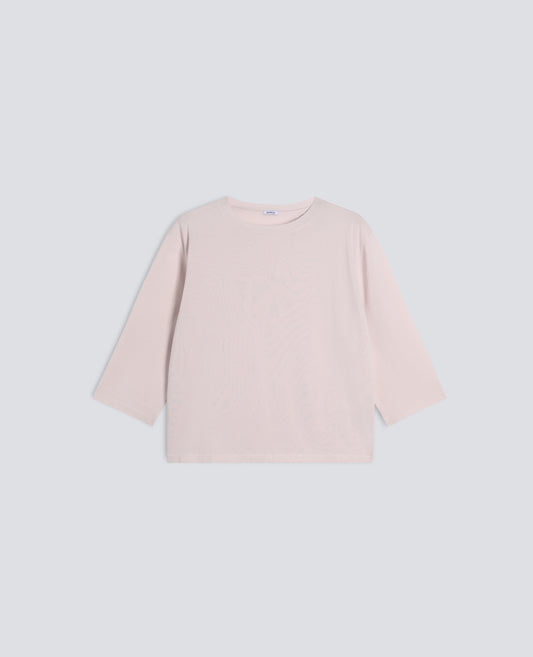 PULL ACOL BATEAU EN COTON RAYE PUR - ROSA - ASPESI