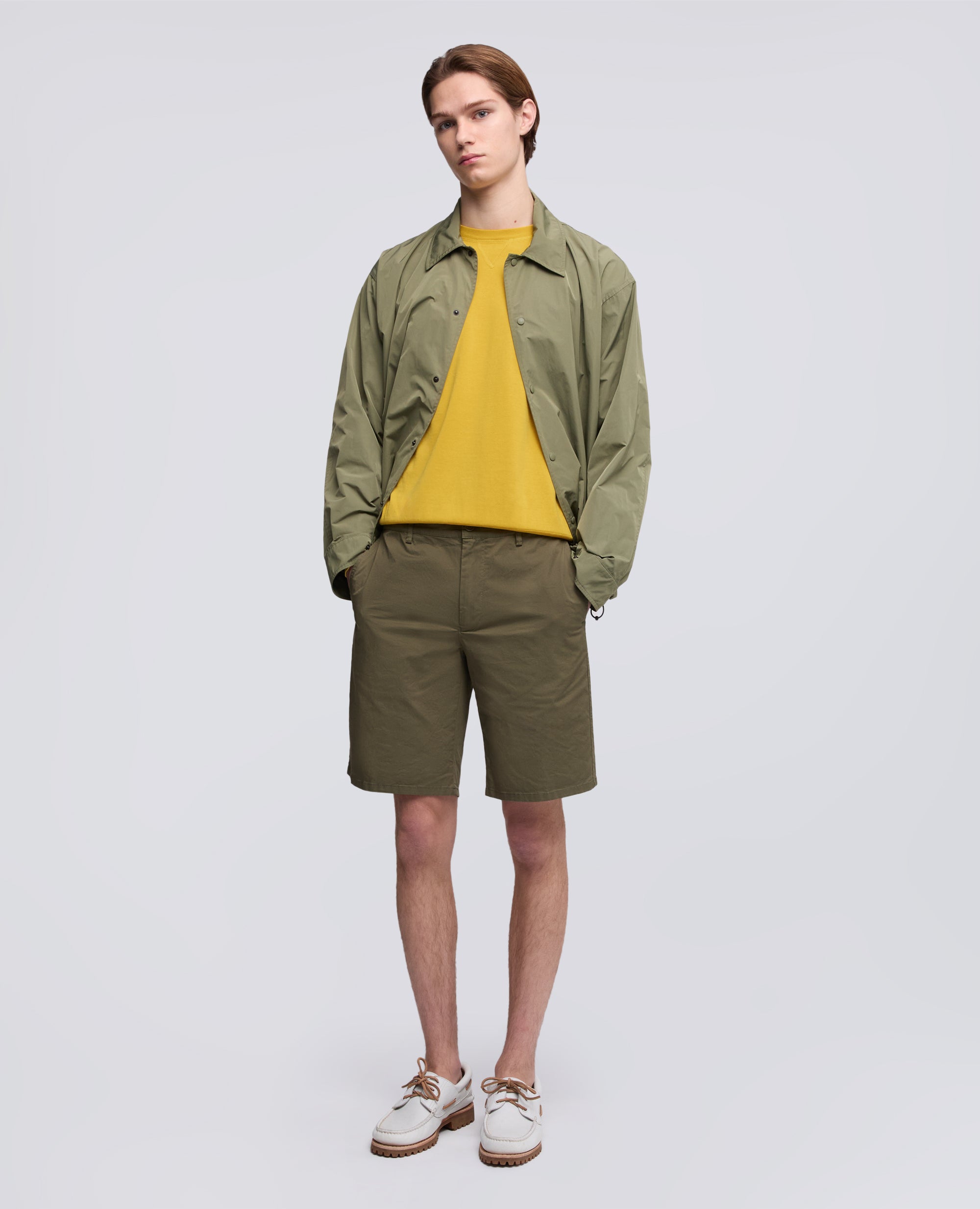 PULL EN COTON ACOL ROND - GIALLO - ASPESI