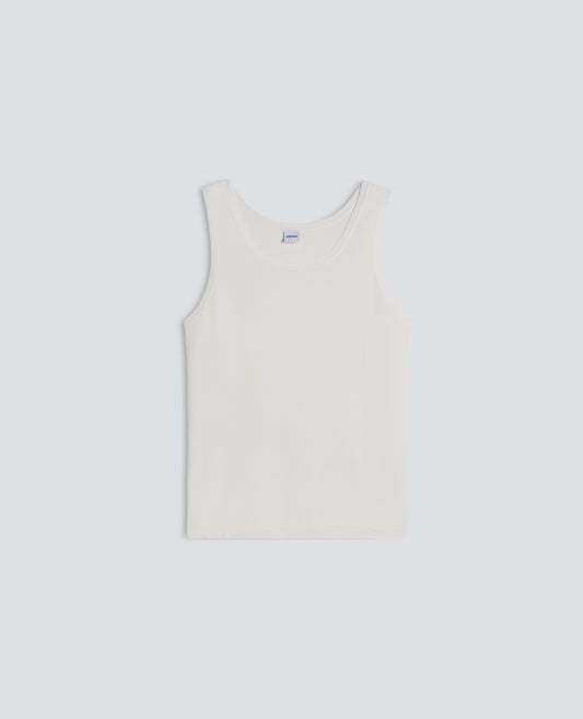 TANKTOP AUS PUREM BAUMWOLLGARN - BIANCO - ASPESI