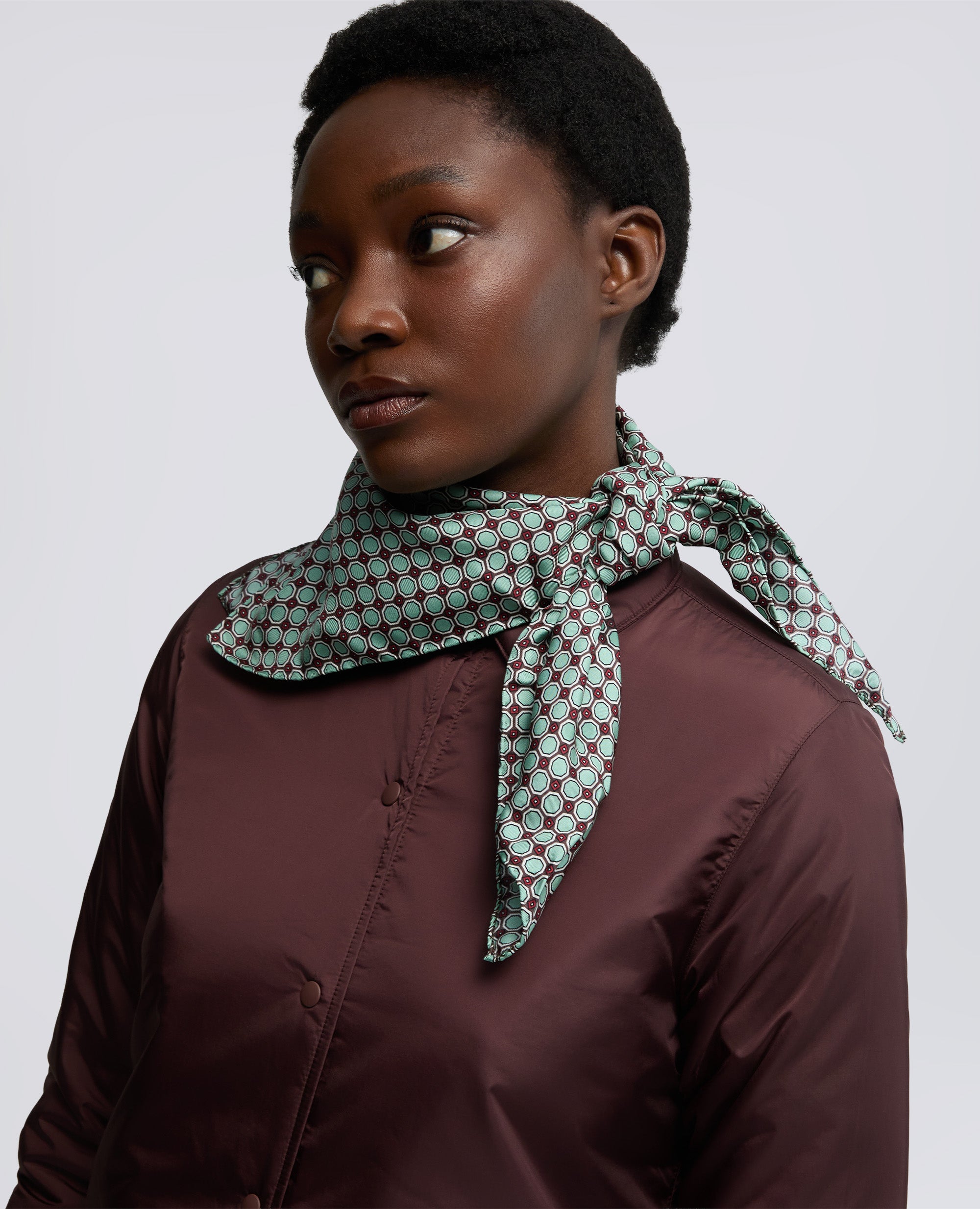 FOULARD IN TWILL DI SETA - MULTICOLOR - ASPESI