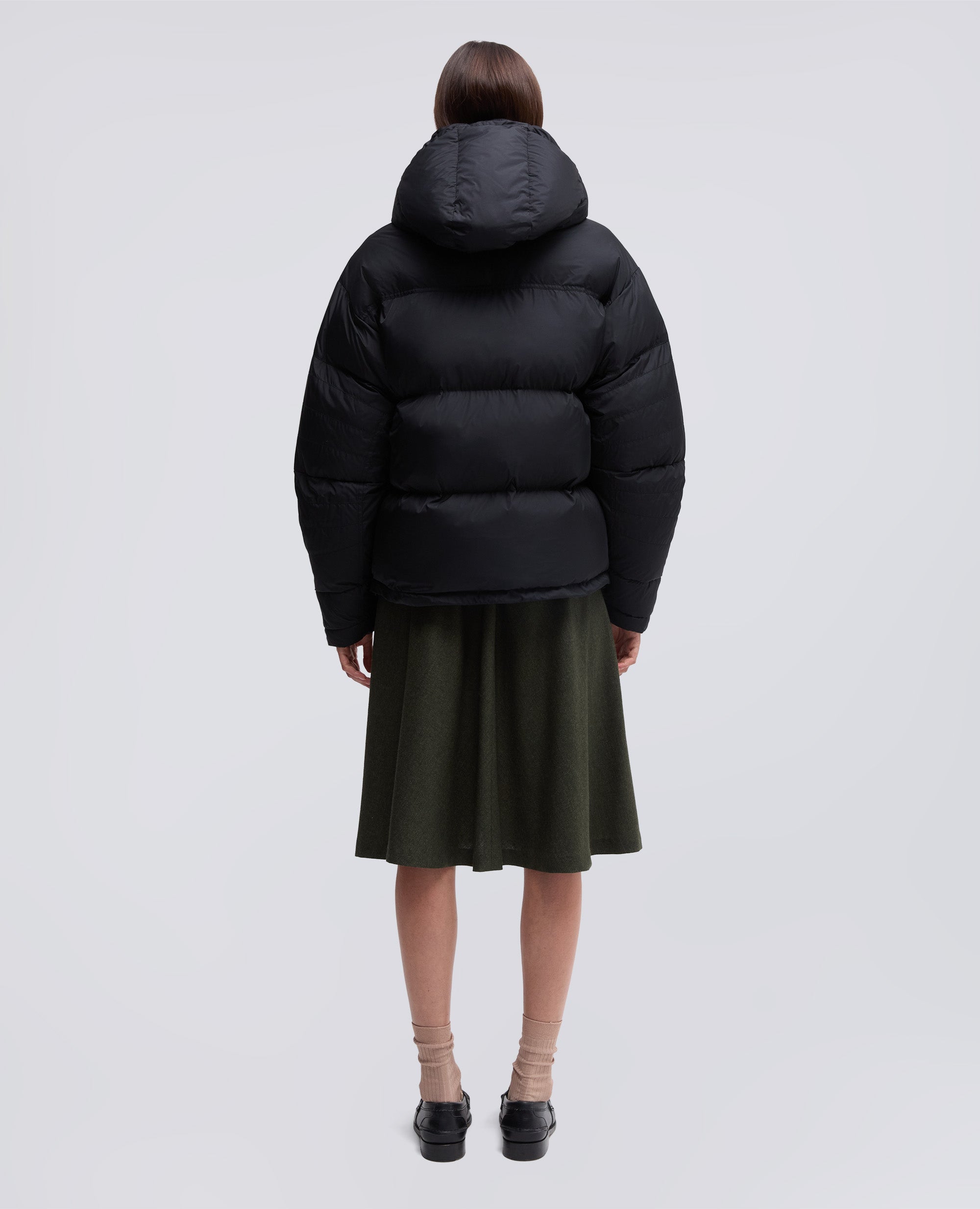 GIUBBOTTO PIUMINO PINGUINO IN NYLON RICICLATO - NERO - ASPESI