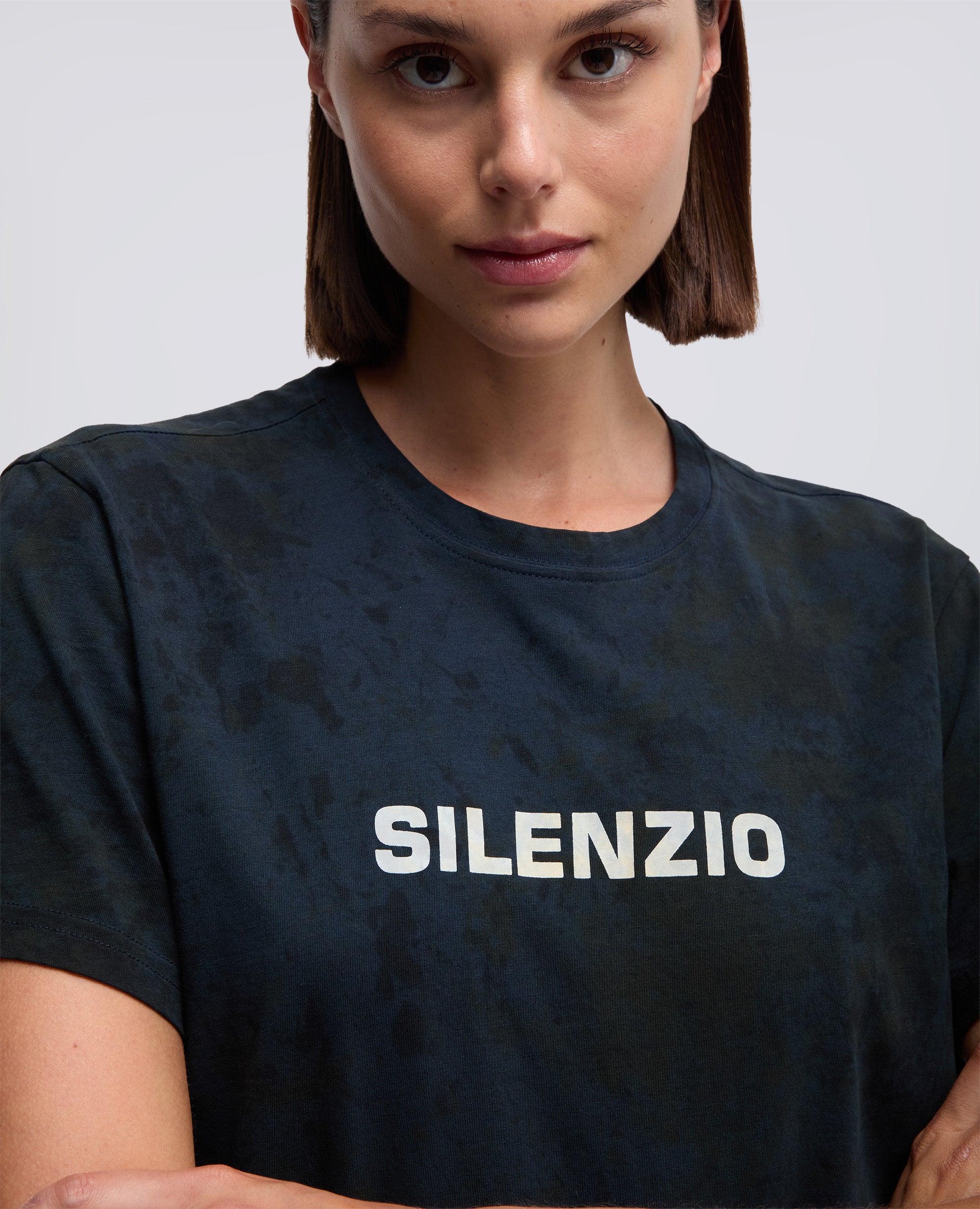 TSHIRT SILENZIO IN JERSEY - MULTICOLOR - ASPESI