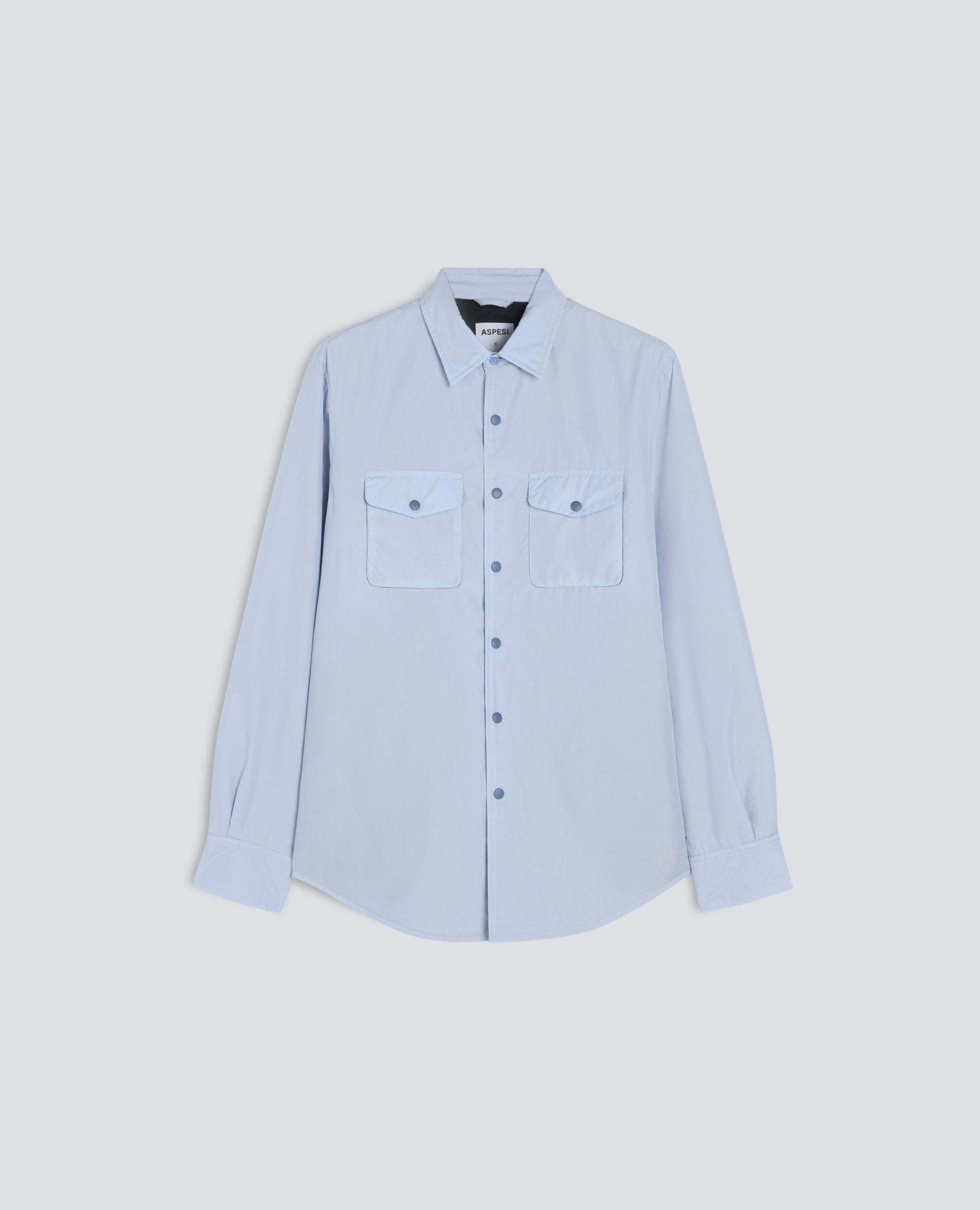 CAMICIA 13PIU' -HERE IS THE SEA- - AZZURRO - ASPESI