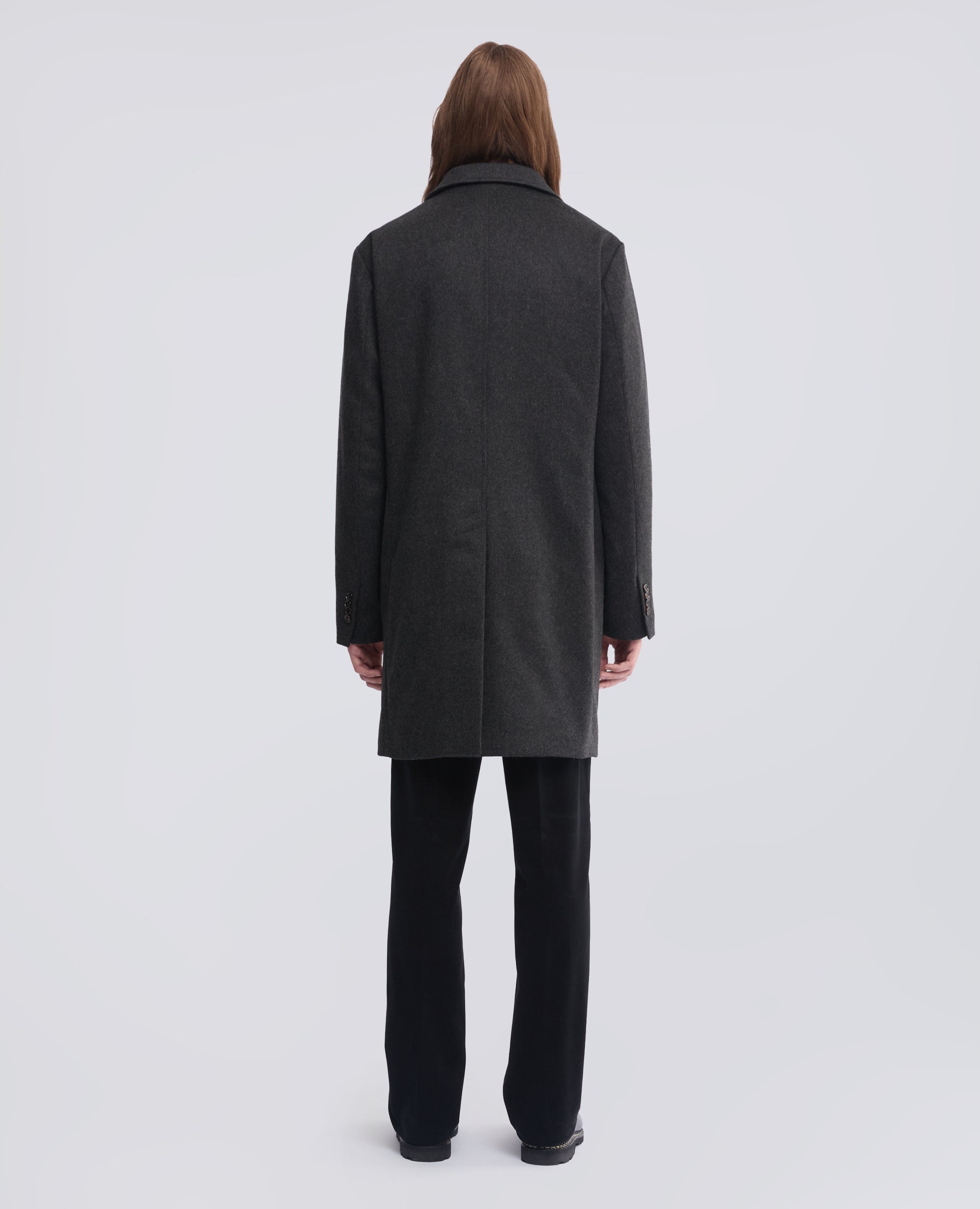 CAPPOTTO IN LANA VERGINE E ALPACA CON OVATTA THERMORE® - GRIGIO - ASPESI