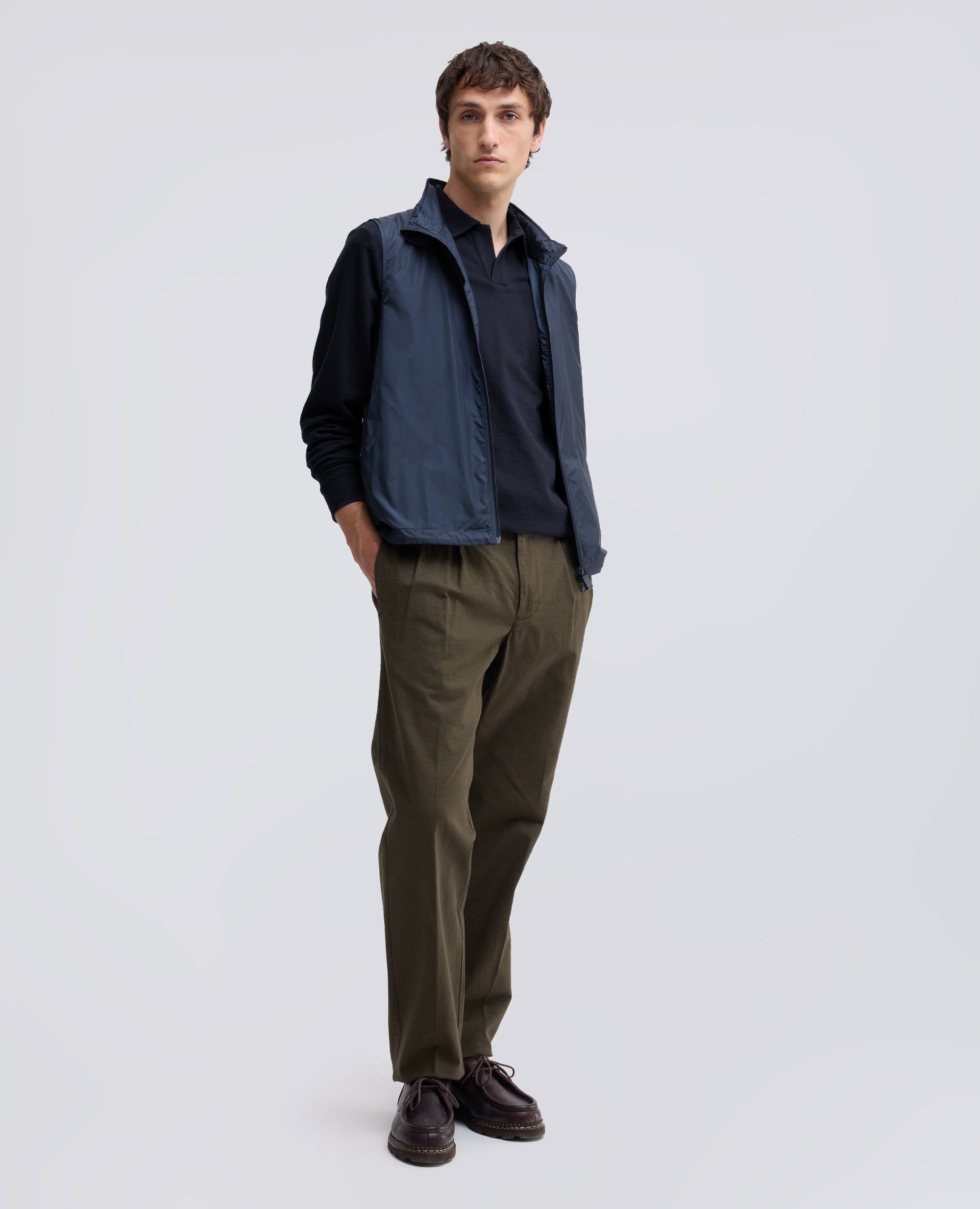 POLOSHIRT AUS BAUMWOLL-JERSEY - BLU - ASPESI