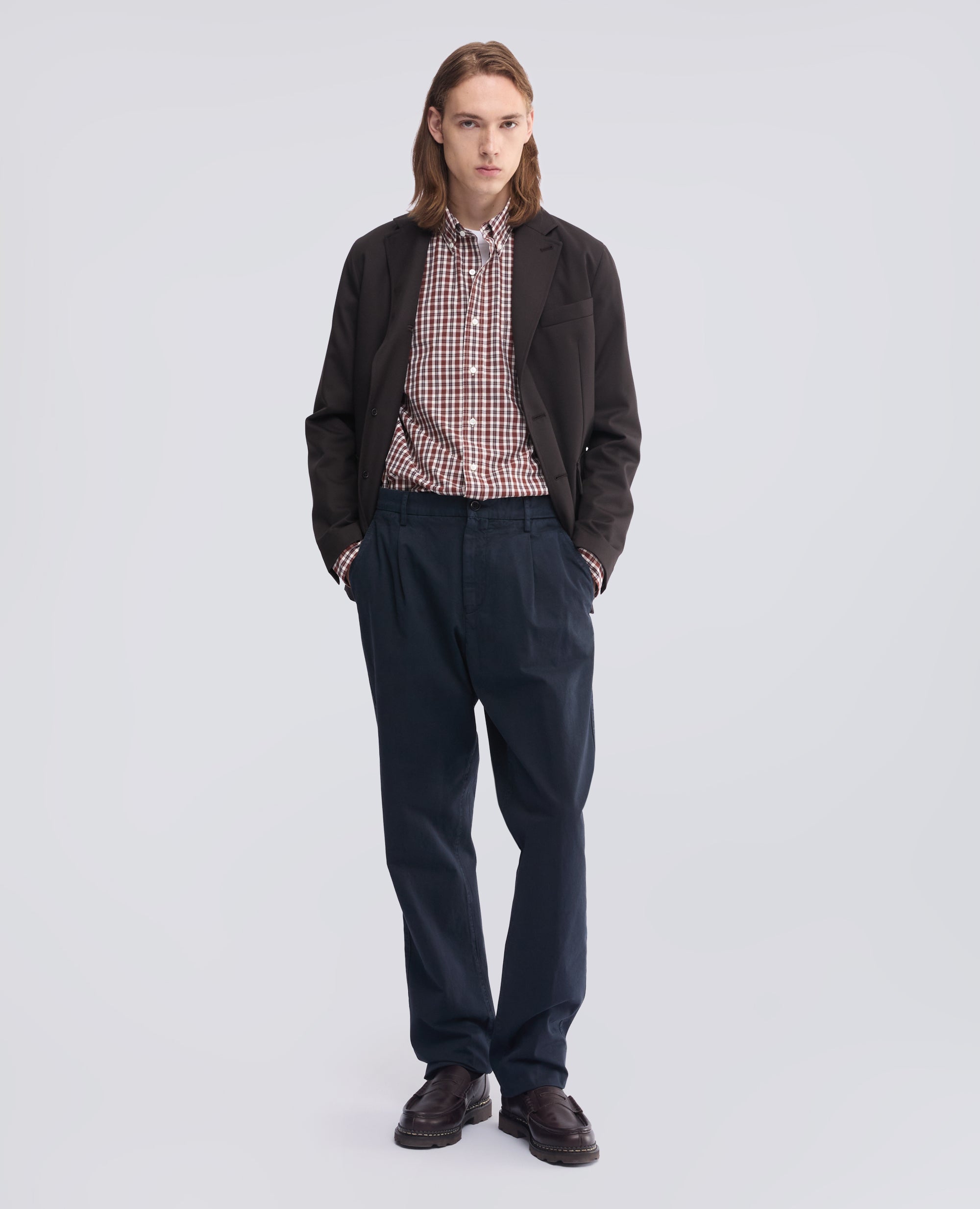 CAMICIA IN COTONE OXFORD CON COLLO BUTTON DOWN - MULTICOLOR - ASPESI