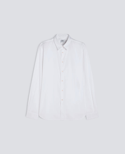 CAMISA DE POPELINA DE ALGODON - BLANCO - ASPESI